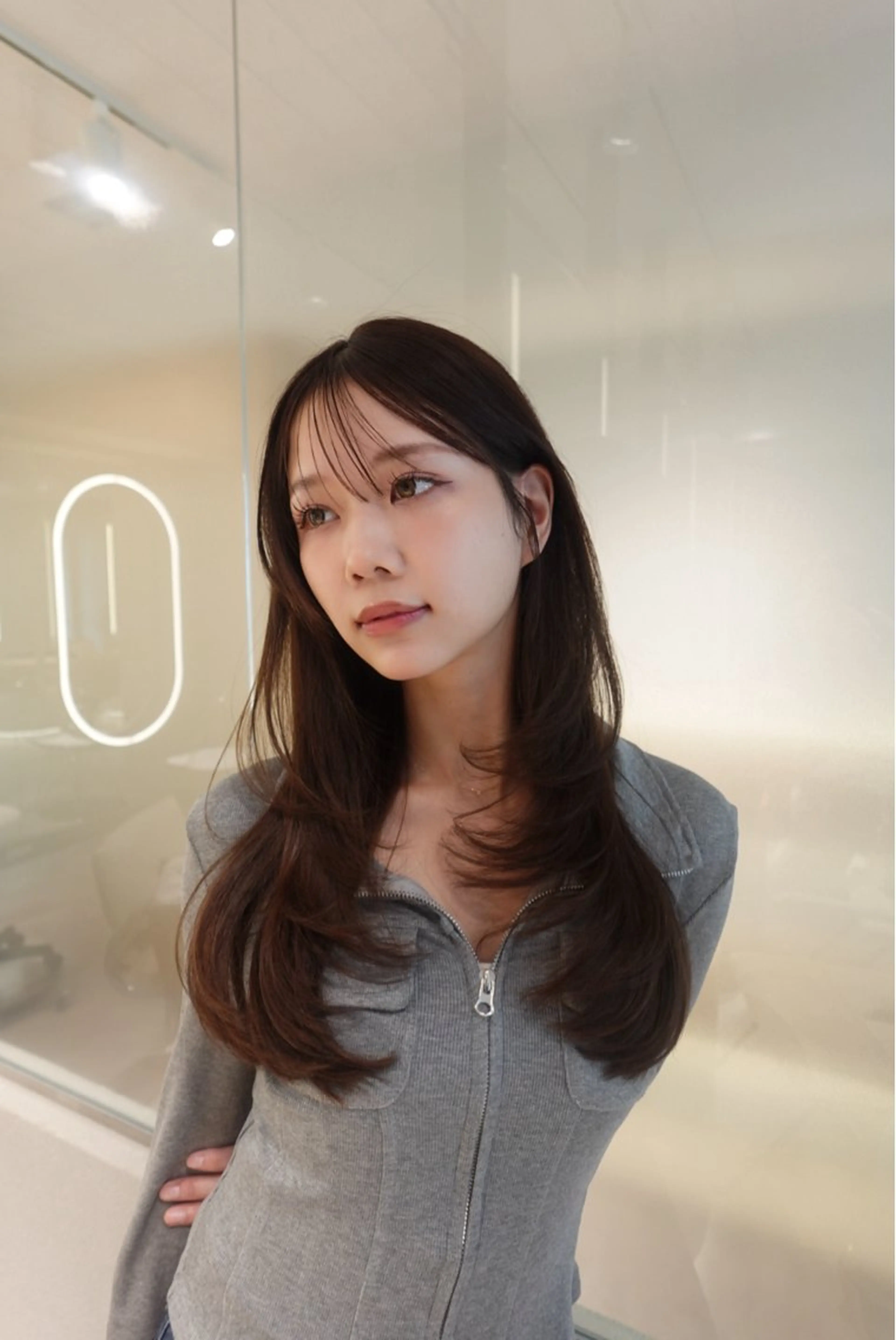 ロング カット レイヤー/顔周り小顔 /大嶋伸吾のヘアスタイル