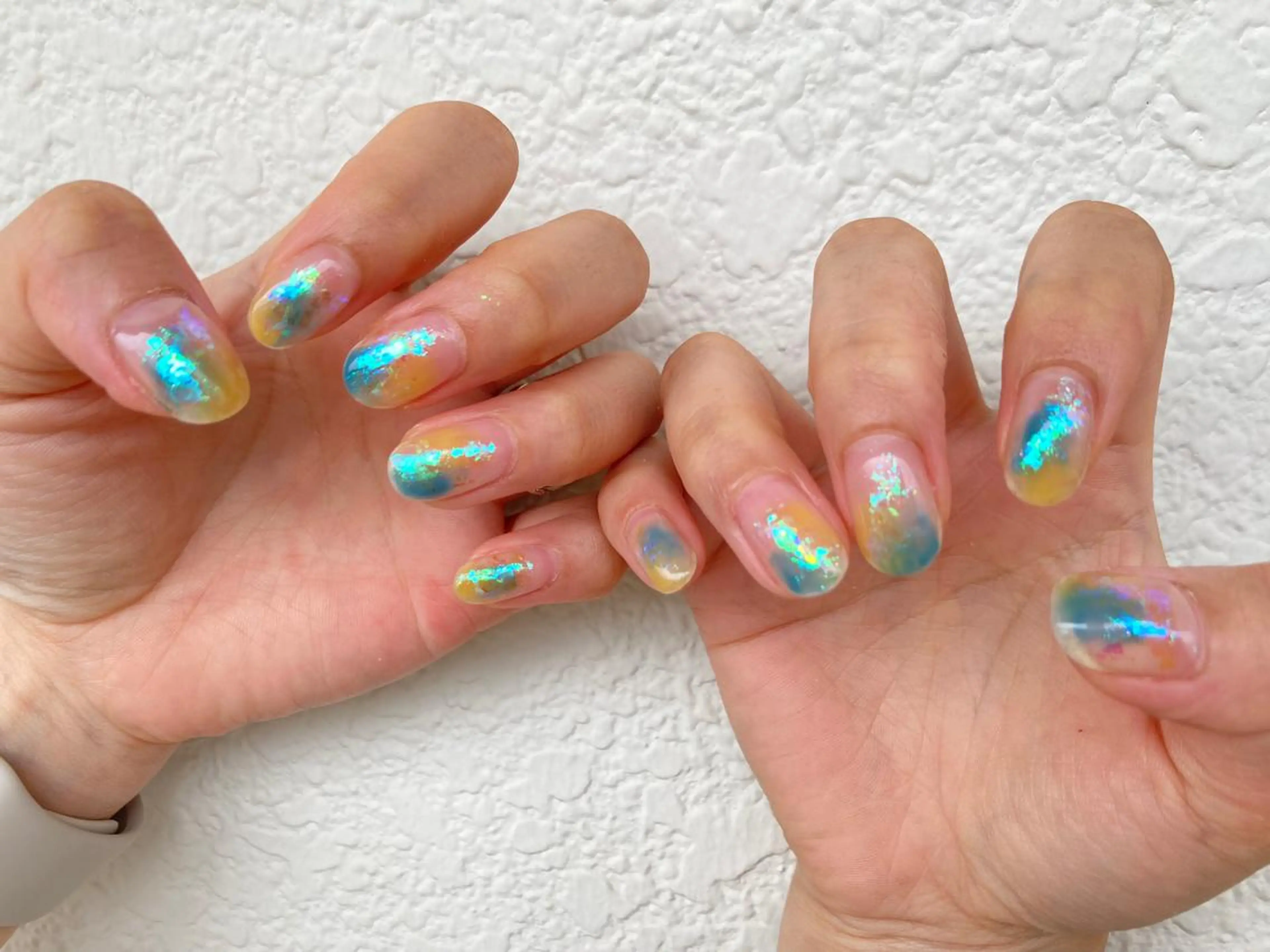 ショート ネイル ハンドネイル フットネイル ✴︎ Delightのネイルデザイン