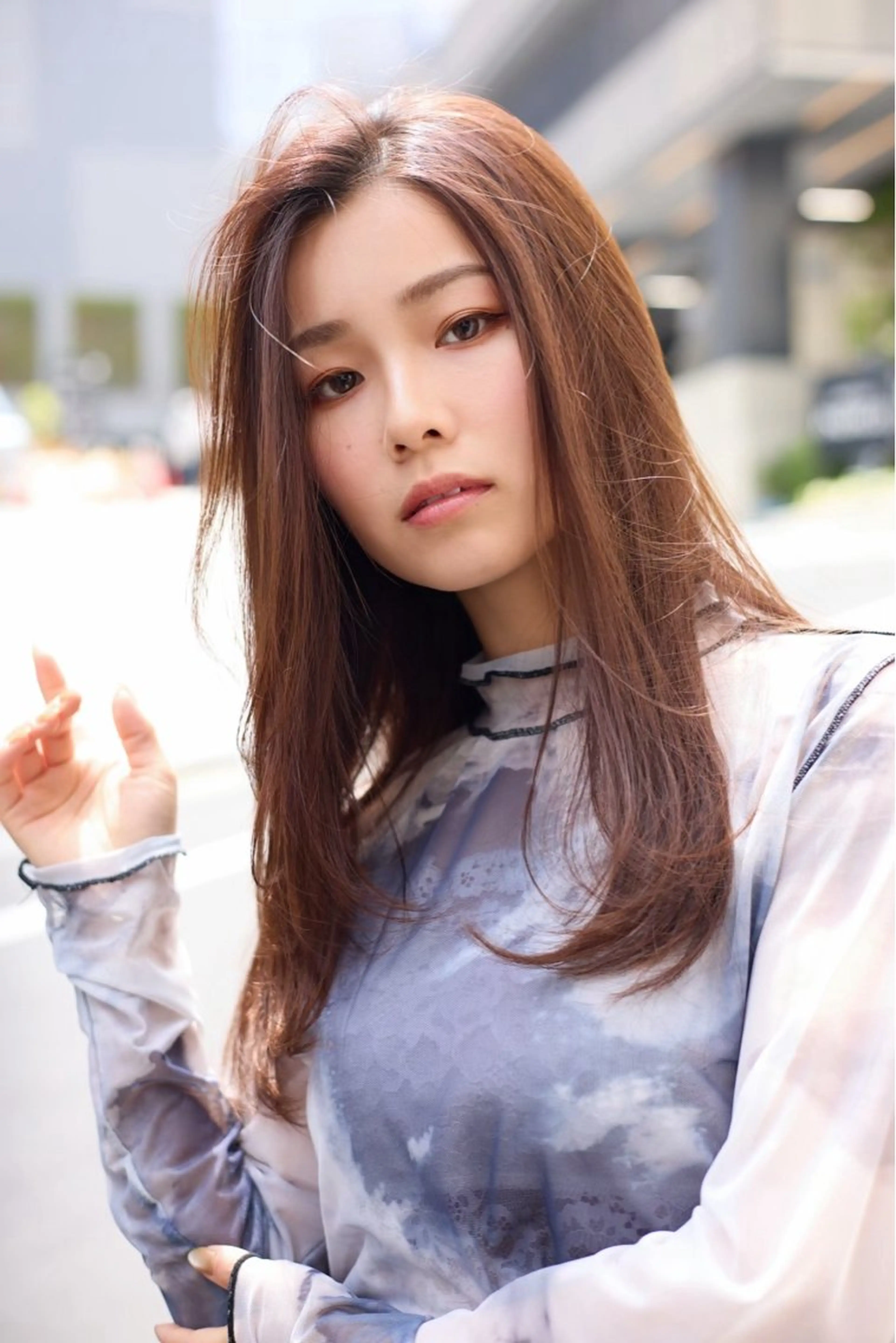 ショート カラー 🫧透明感ケアカラー 守利🫧のヘアスタイル