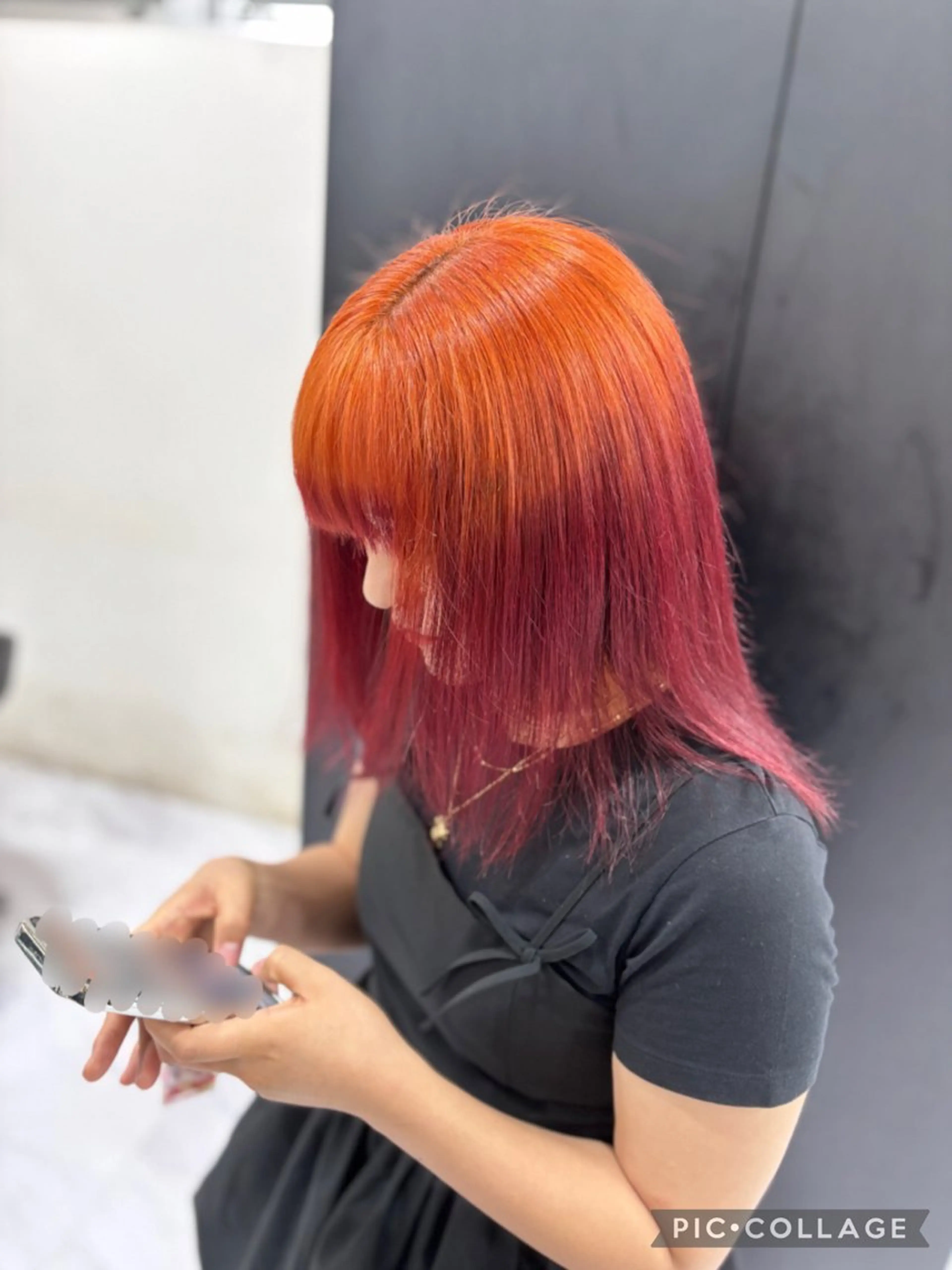 ミディアム カラー グラデーションカラー ヘアカラー ‪🔆‬ハイトーン ‪🔆‬AYAKAのヘアスタイル