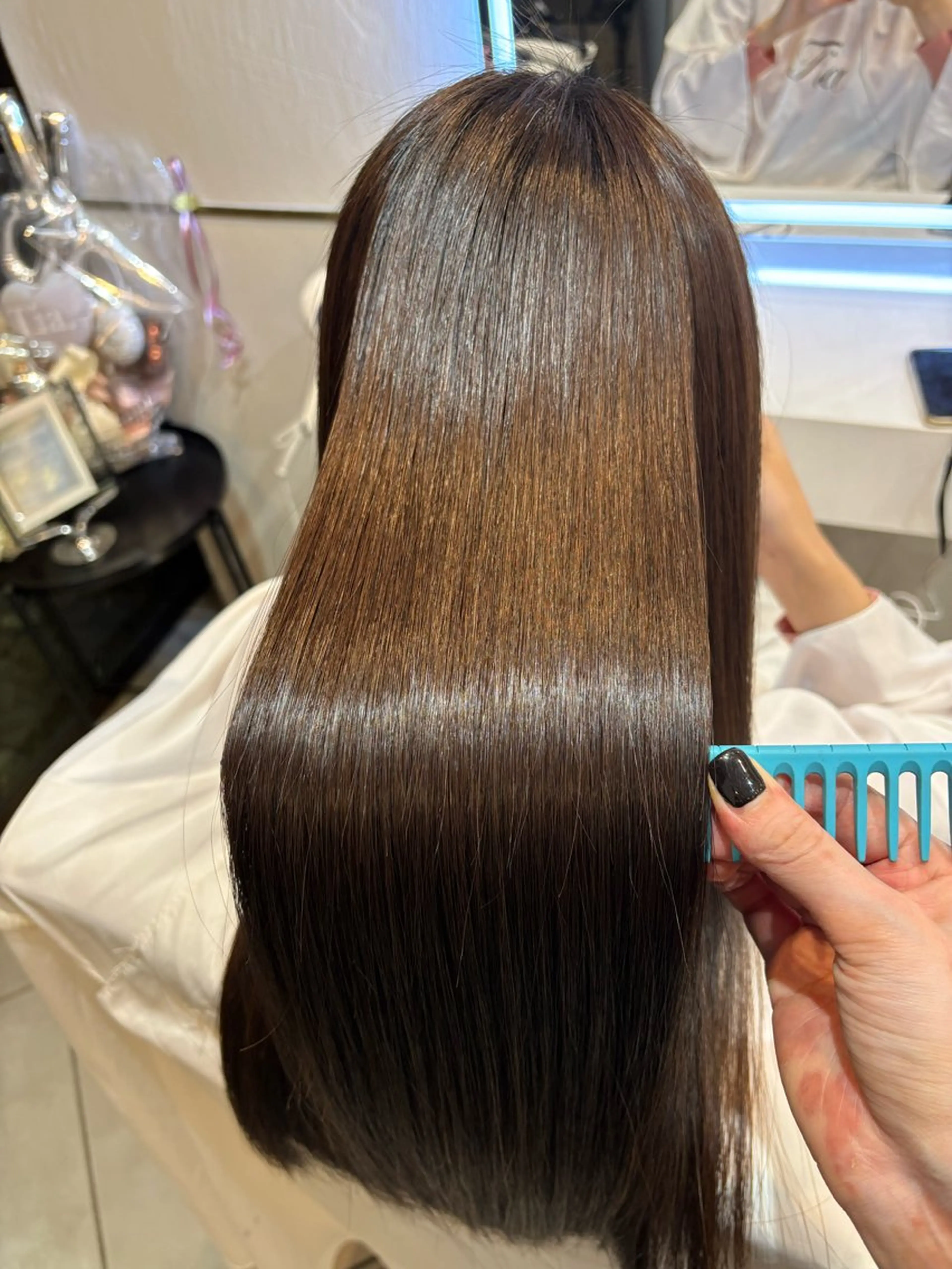 ロング ロング 縮毛矯正 縮毛矯正 艶髪／縮毛矯正 _MiMiのヘアスタイル