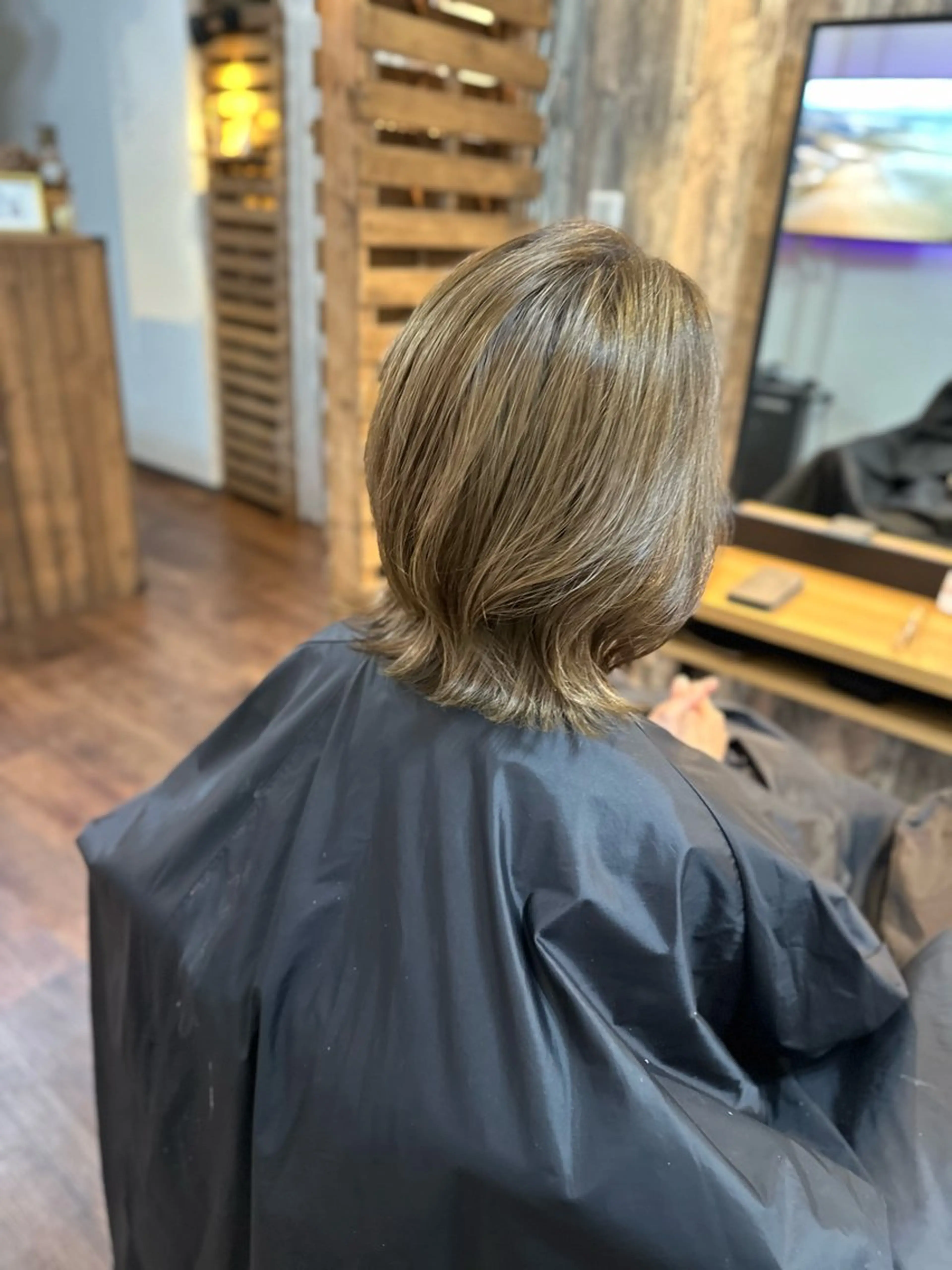 ミディアム ハイライト カット ヘアカラー トリートメント Lizir  ルズィール所属・Luzir⭐︎ GEN⭐︎のヘアスタイル