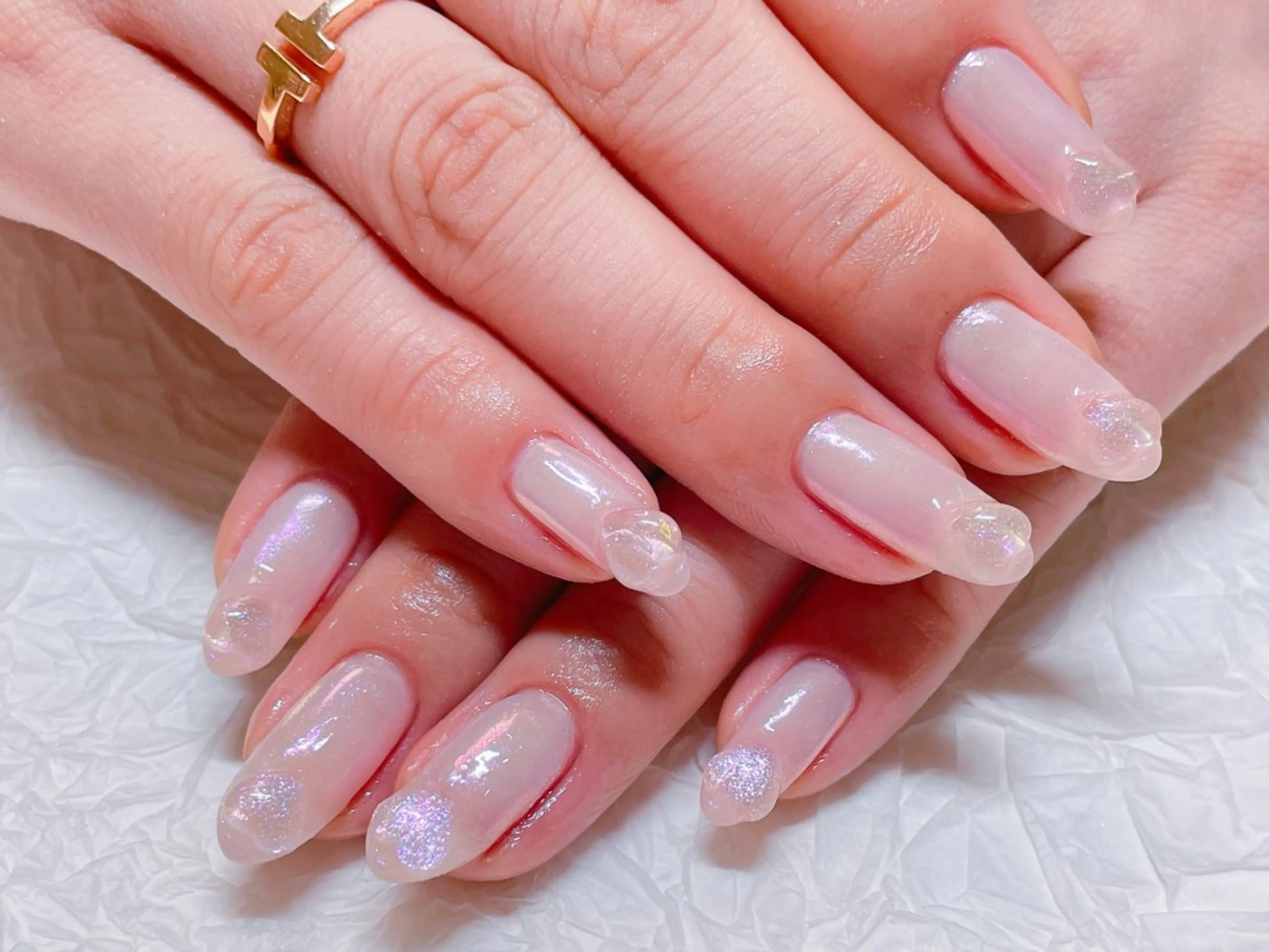 ネイル ハート ハンドネイル ハンドケア ゆ か_Nails💫のネイルデザイン