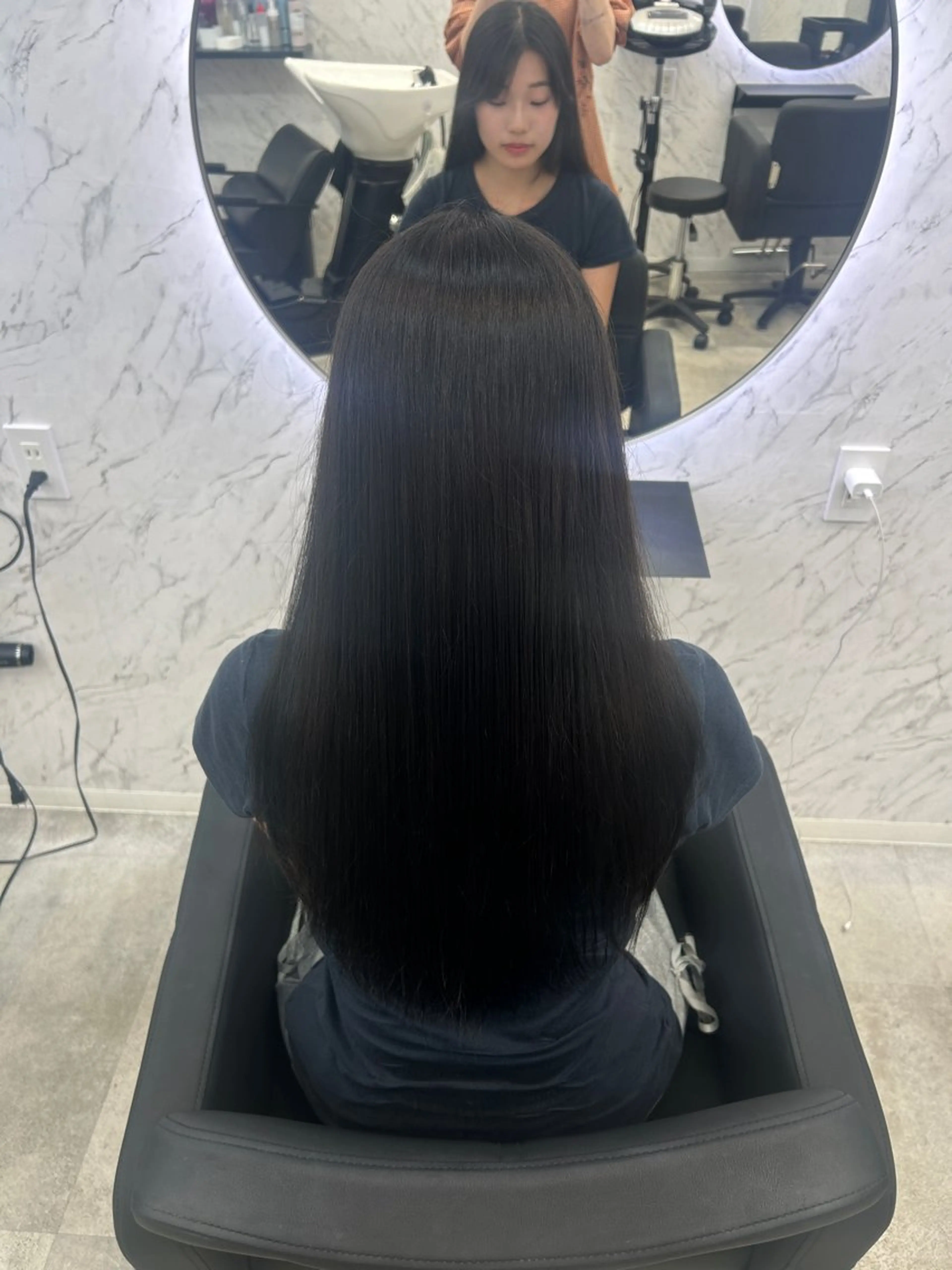 ロング カラー ヘアカラー トリートメント カット¥1100 ✂️MIUのヘアスタイル