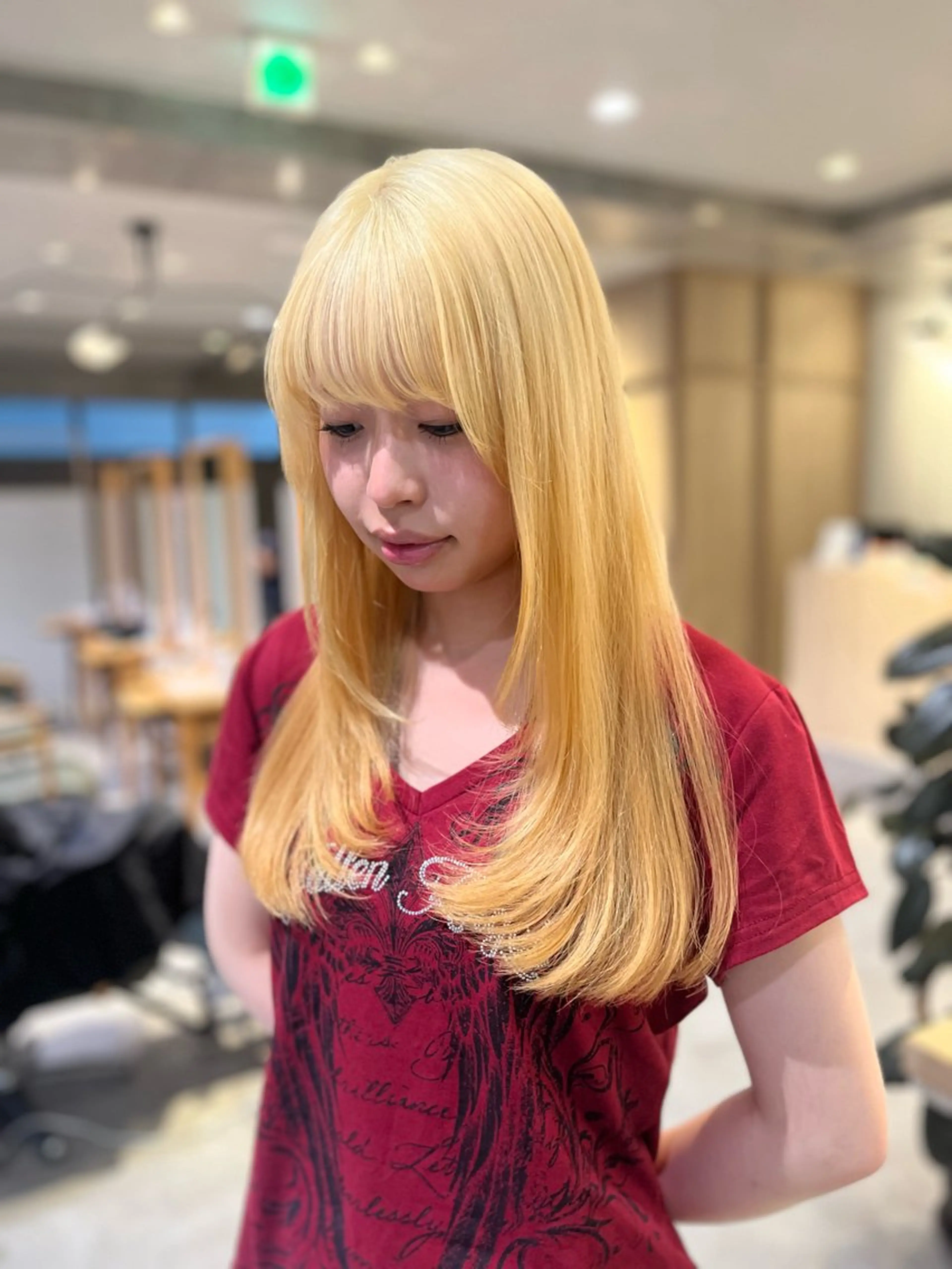 ロング カラー ヘアカラー トリートメント ｵﾀｸ美容師🛍/ 酸性ストレート/艶髪のヘアスタイル