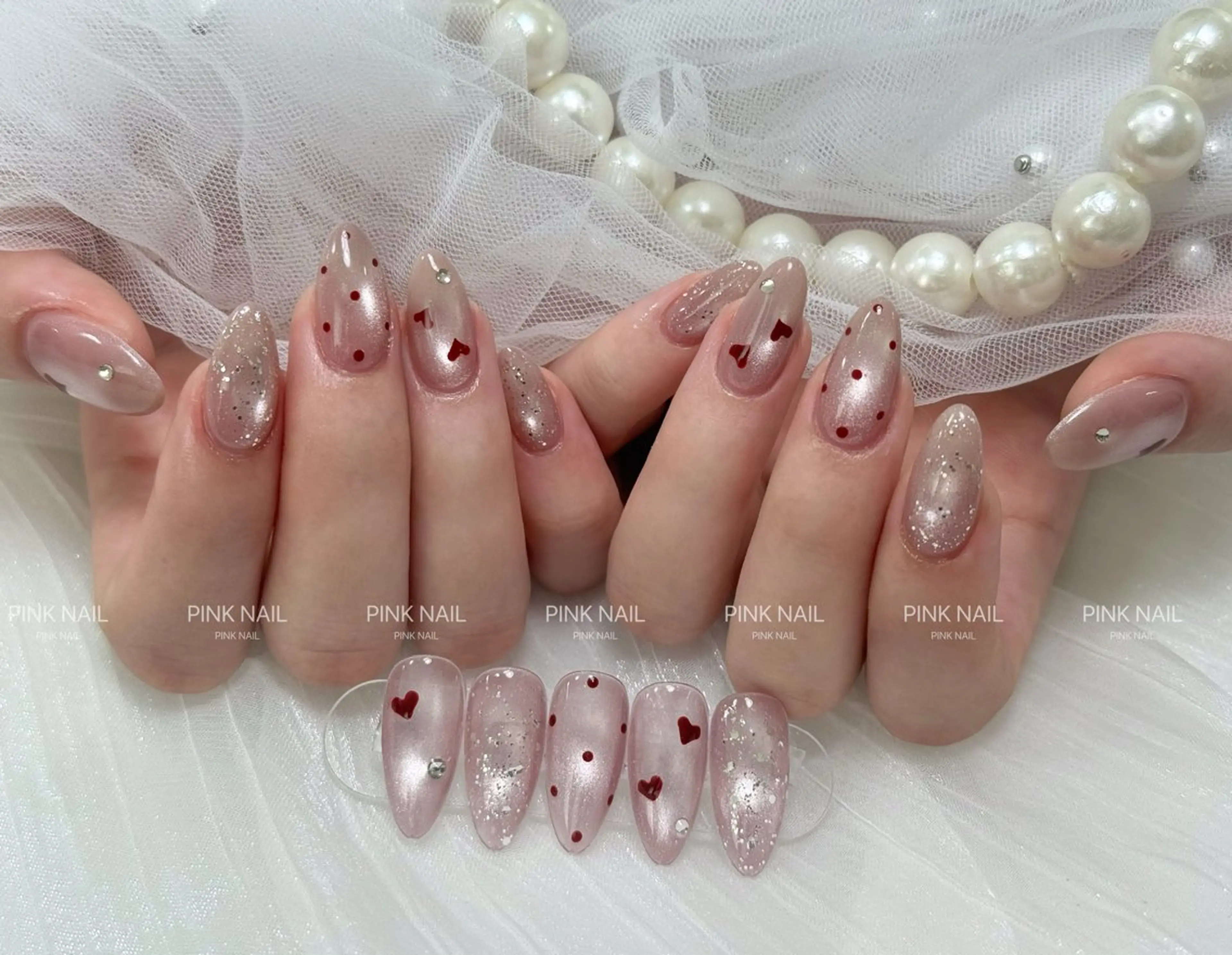 ネイル ハンドネイル pink nailのその他イメージ