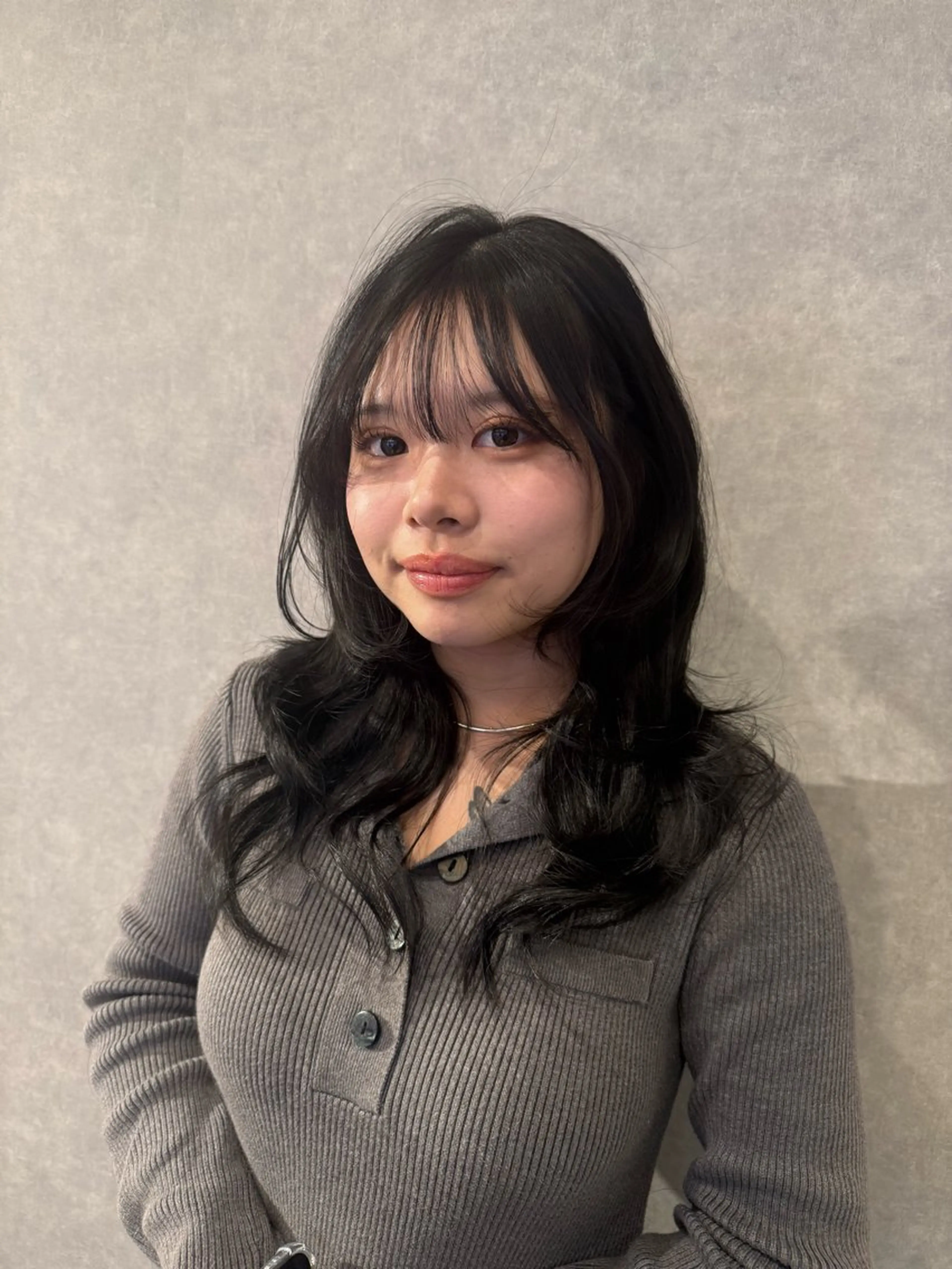 セミロング カラー レイヤーカット ヘアカラー 垢抜けメンズ特化 sakuraのヘアスタイル