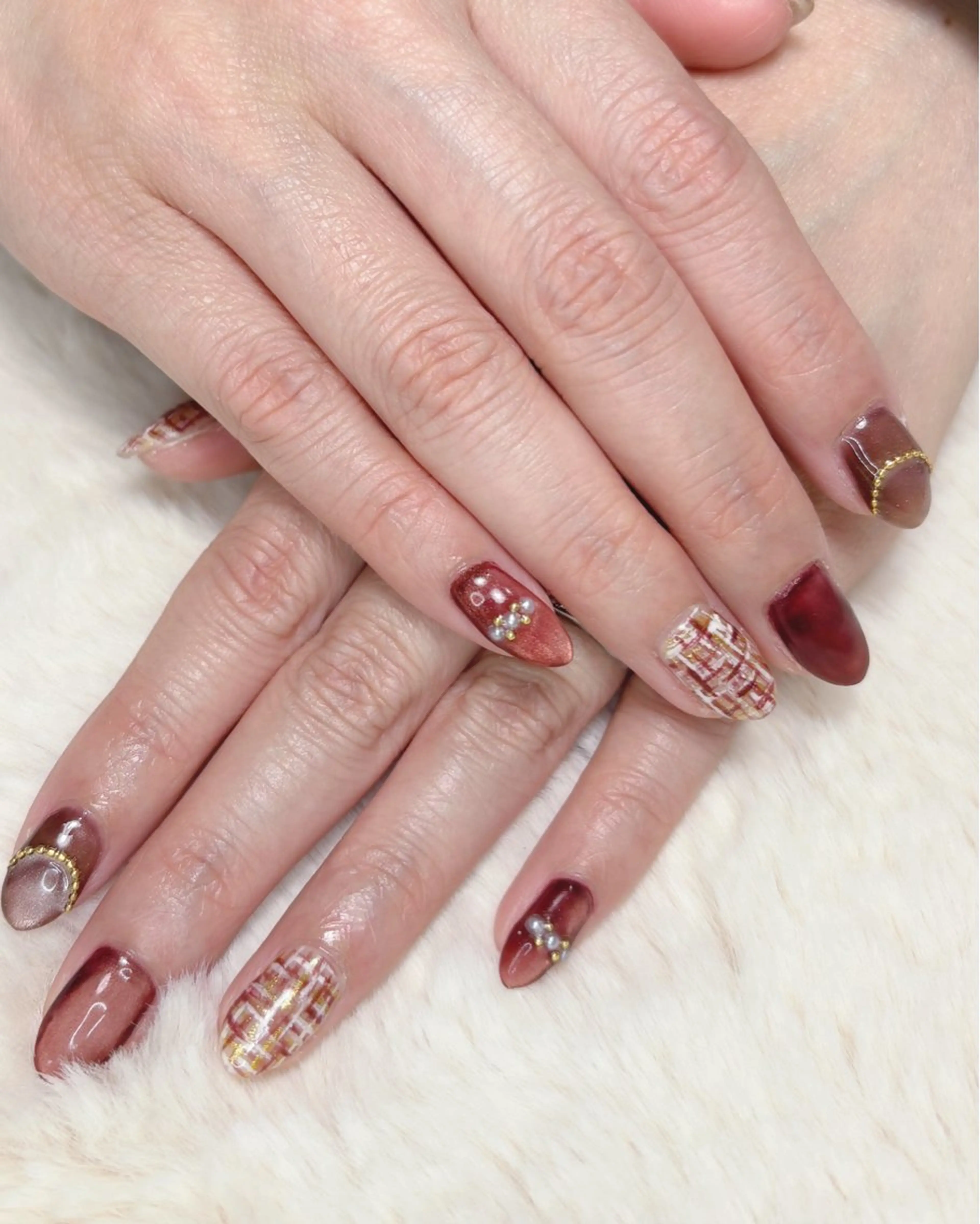 ネイル ハンドネイル 國本 由奈のネイルデザイン