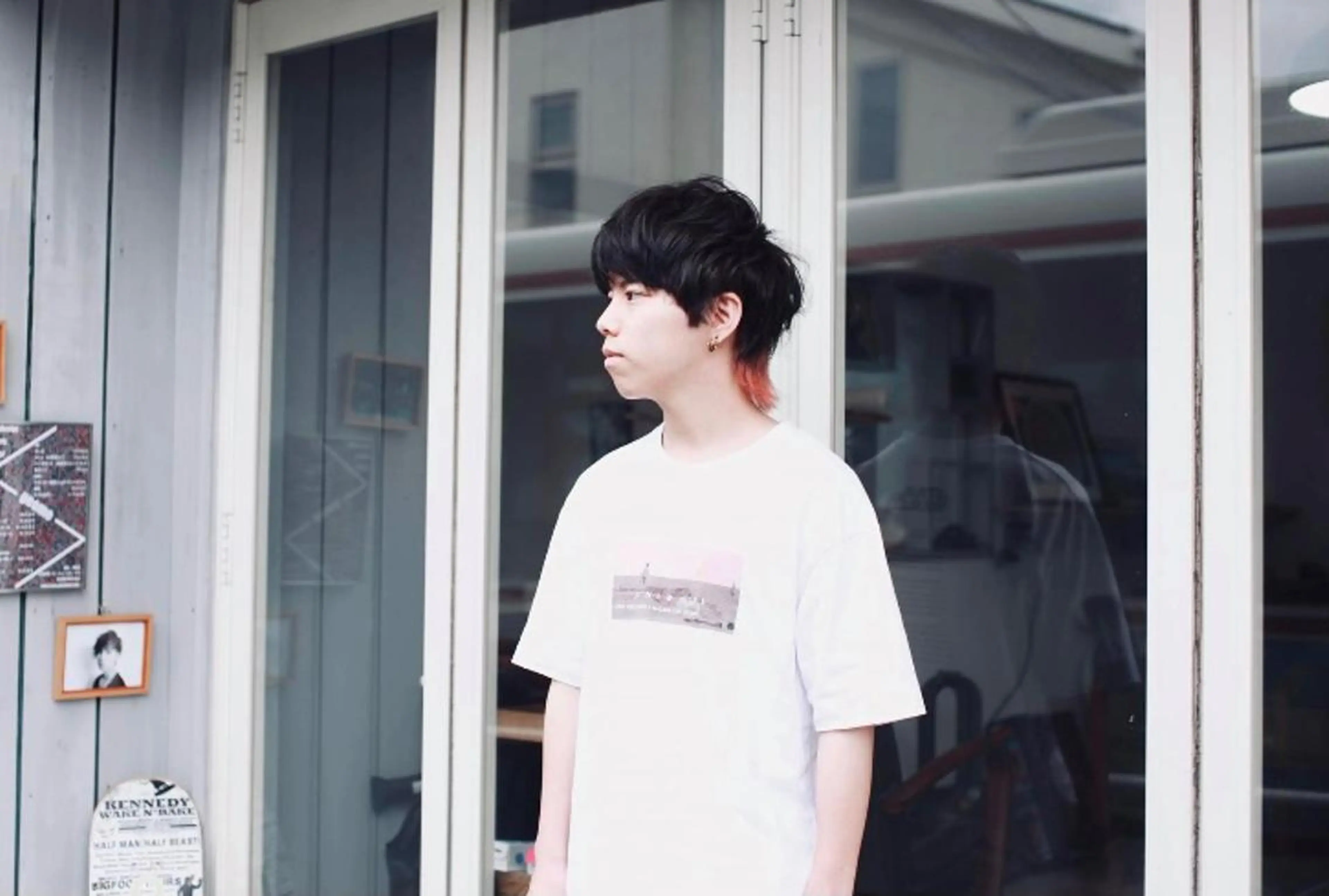 ショート カラー メンズ カット ヘアカラー トリートメント 大西 カズマのヘアスタイル