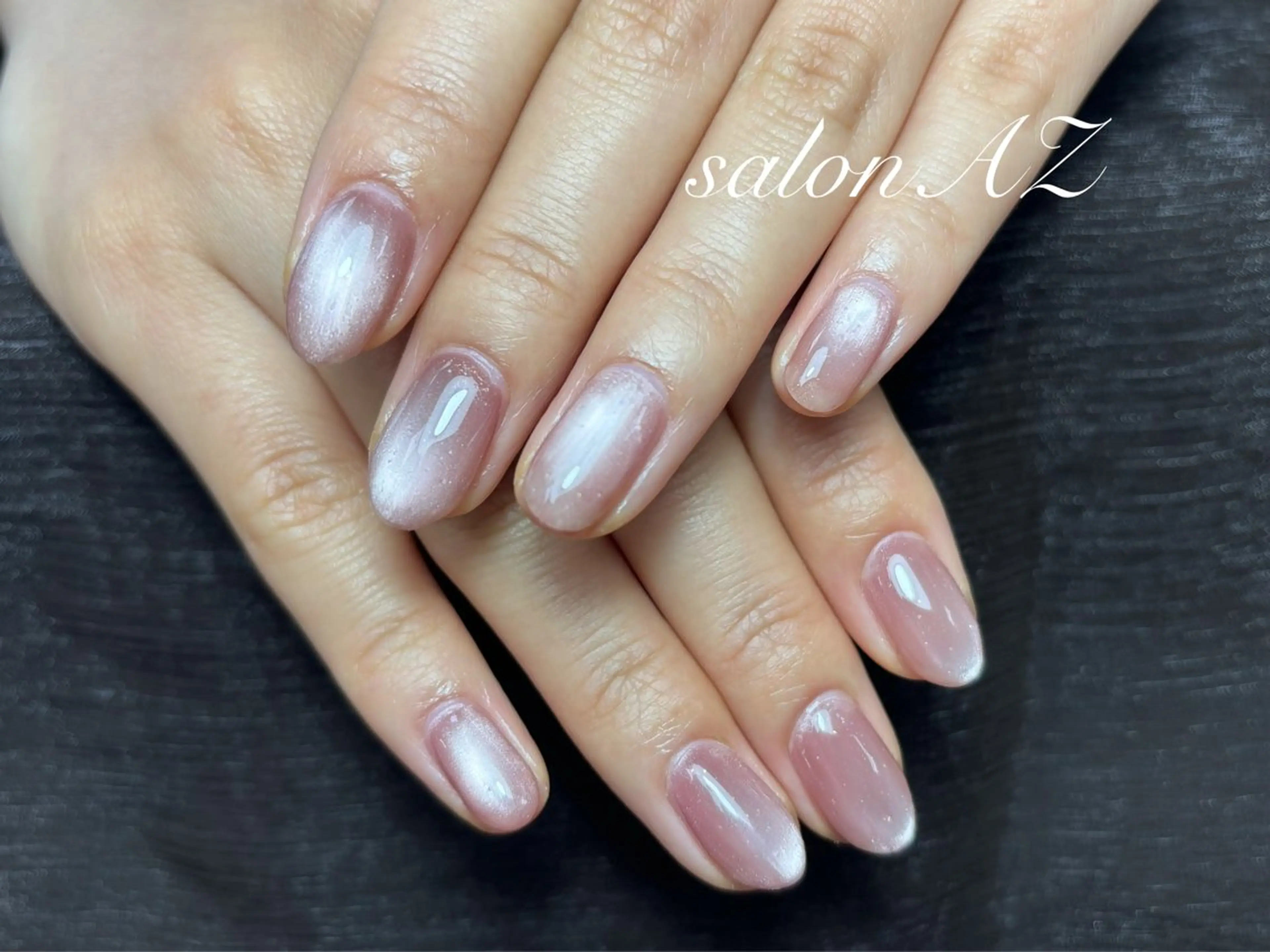 ネイル アートネイル 長さ出し フットネイル フレンチネイル ジェルネイル salon AZ NANAのネイルデザイン