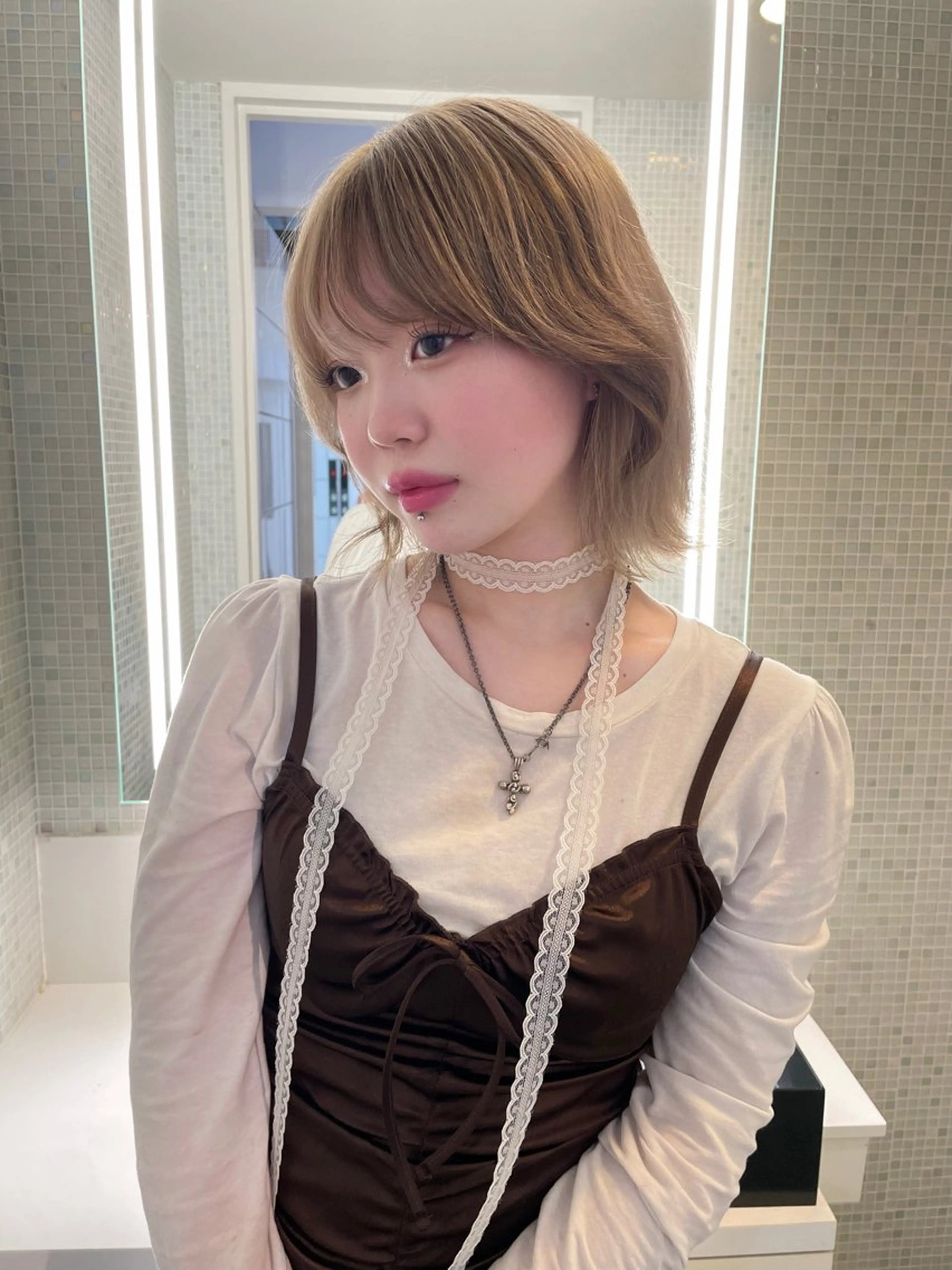 ミディアム カラー ヘアカラー トリートメント 🍬カラー特化🍬 Kirari🪄のヘアスタイル