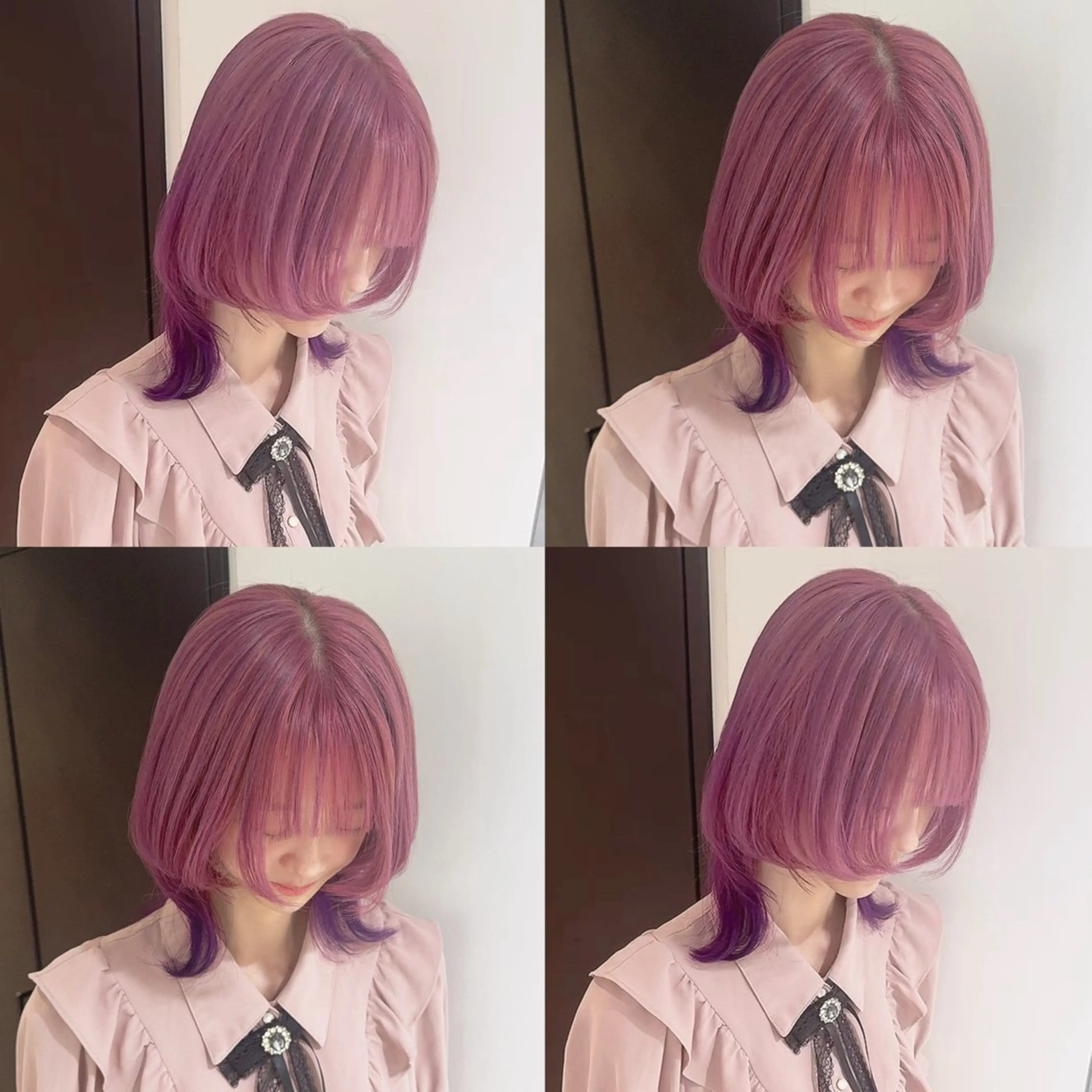 カラー ヘアカラー トリートメント 渋谷:インナーカラー ／🍒エリカ🍒のヘアスタイル