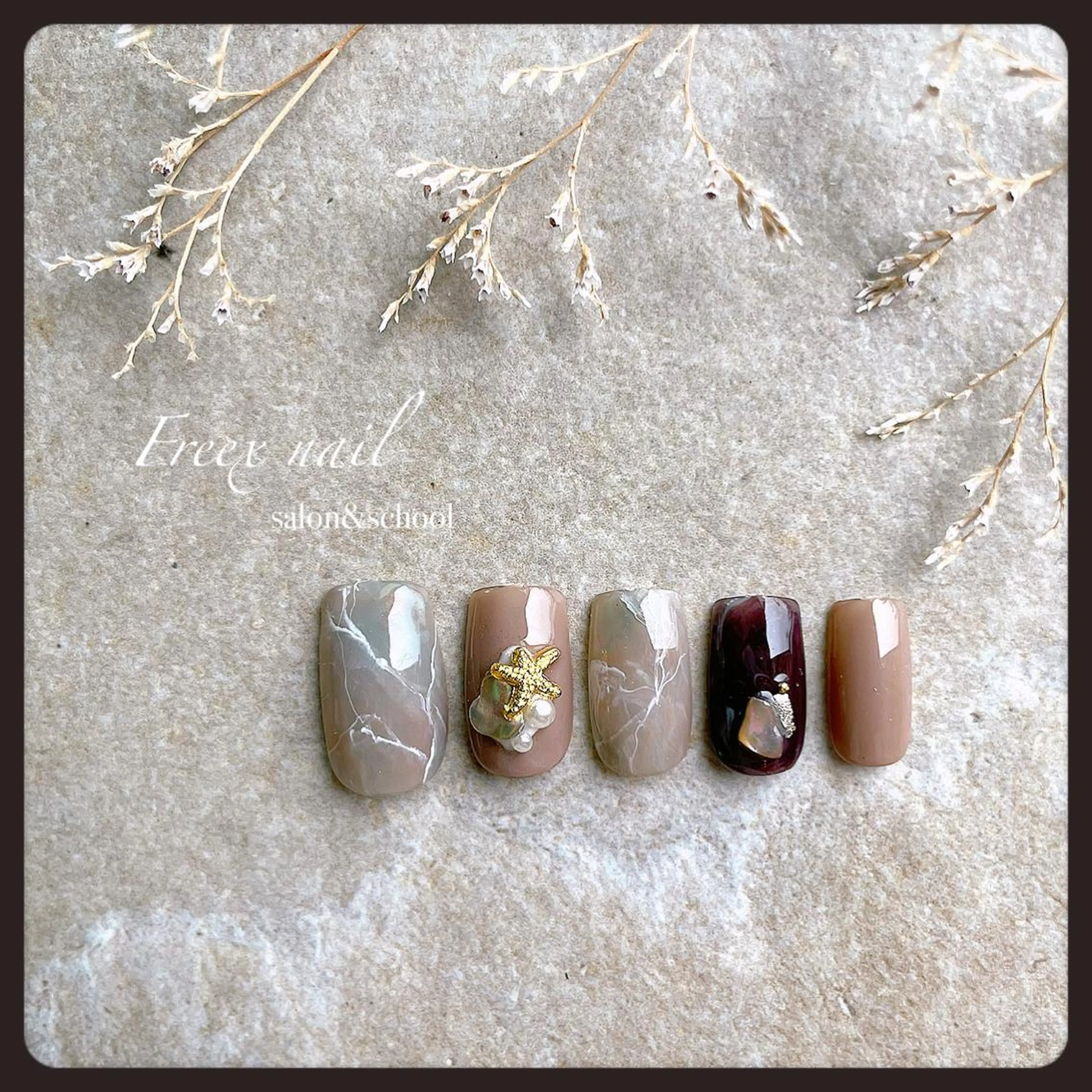 ネイル 夏ネイル ハンドネイル ハンドケア freex nail /ニュアンス/個性派のネイルデザイン