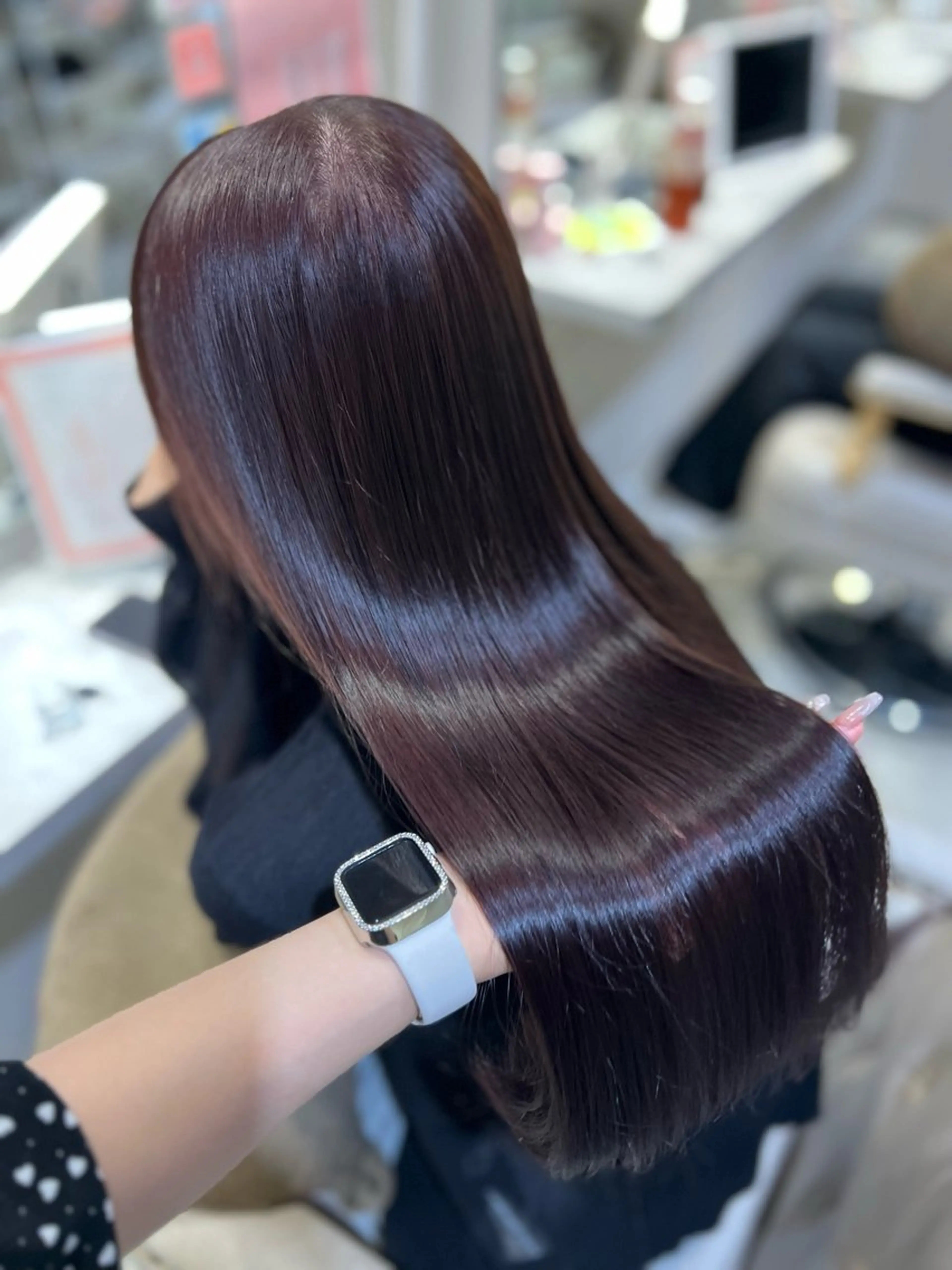 セミロング 🤍艶髪韓国ヘア🤍 Rikoのヘアスタイル