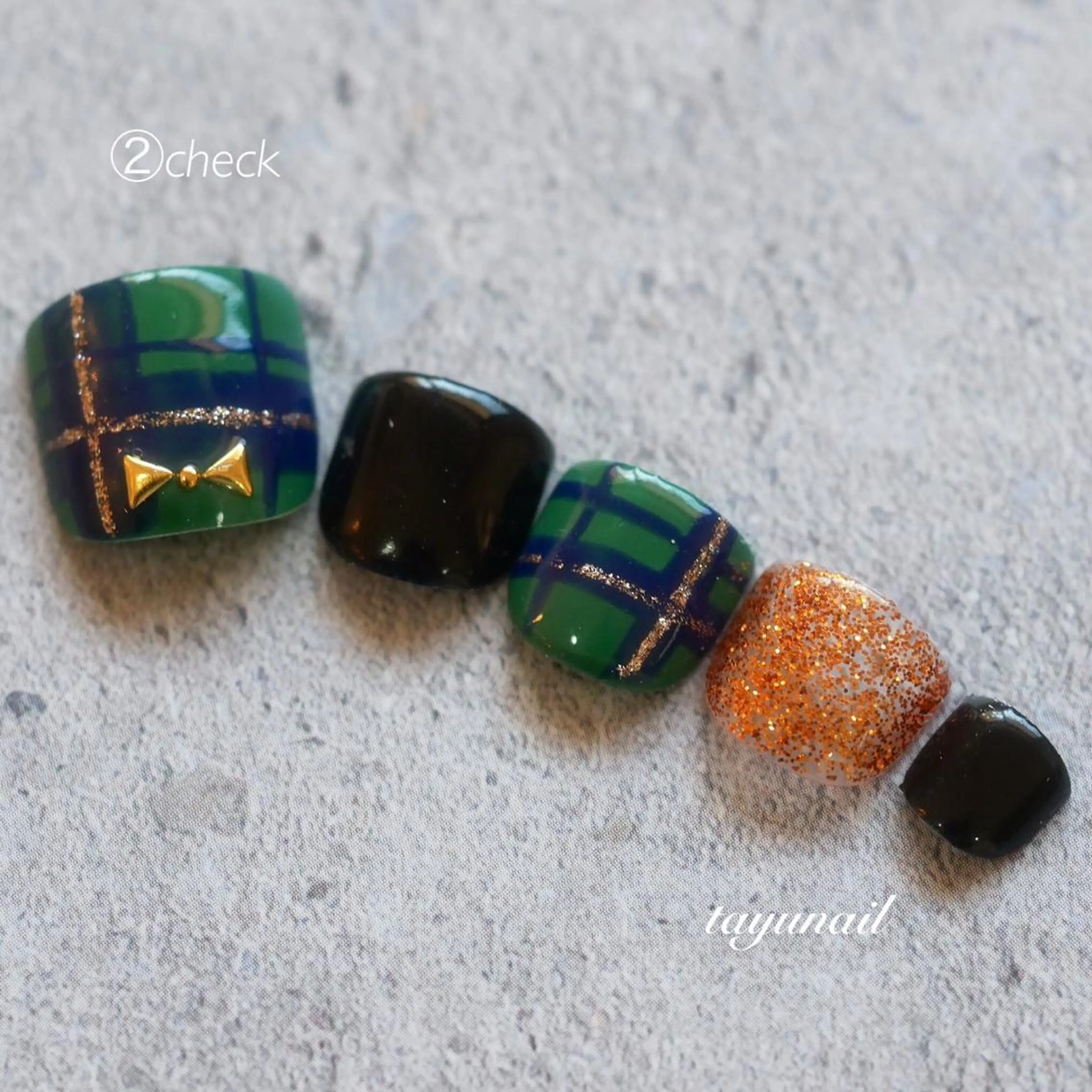 ネイル アートネイル ブルー フットネイル ジェルネイル パラジェル フットネイル ネイルサロン 【たゆnail】のネイルデザイン