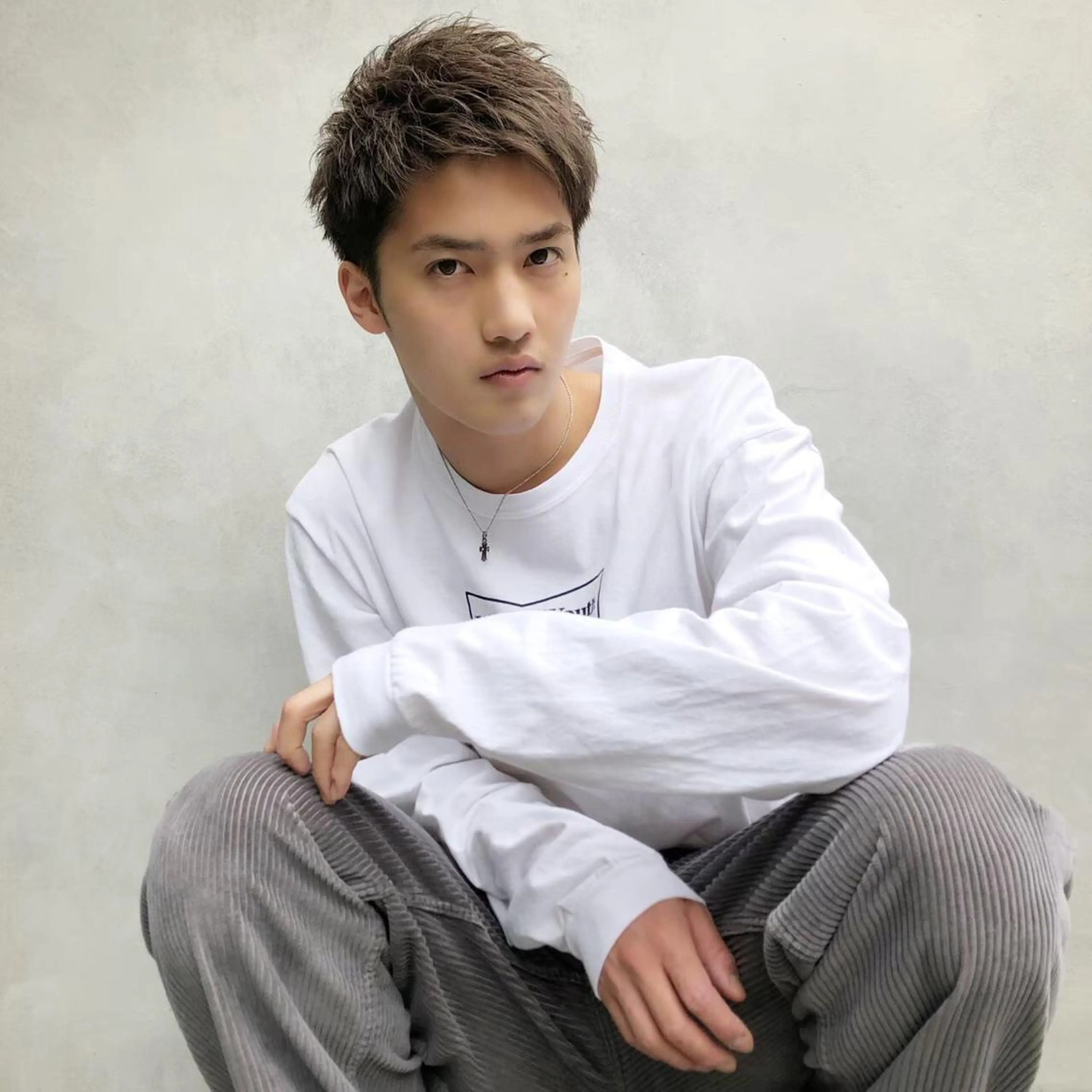 ショート カラー メンズ カット ヘアカラー トリートメント ヘッドスパ ヘアセット ✨【公式】渋谷メンズ サロン BLUCK✨のヘアスタイル