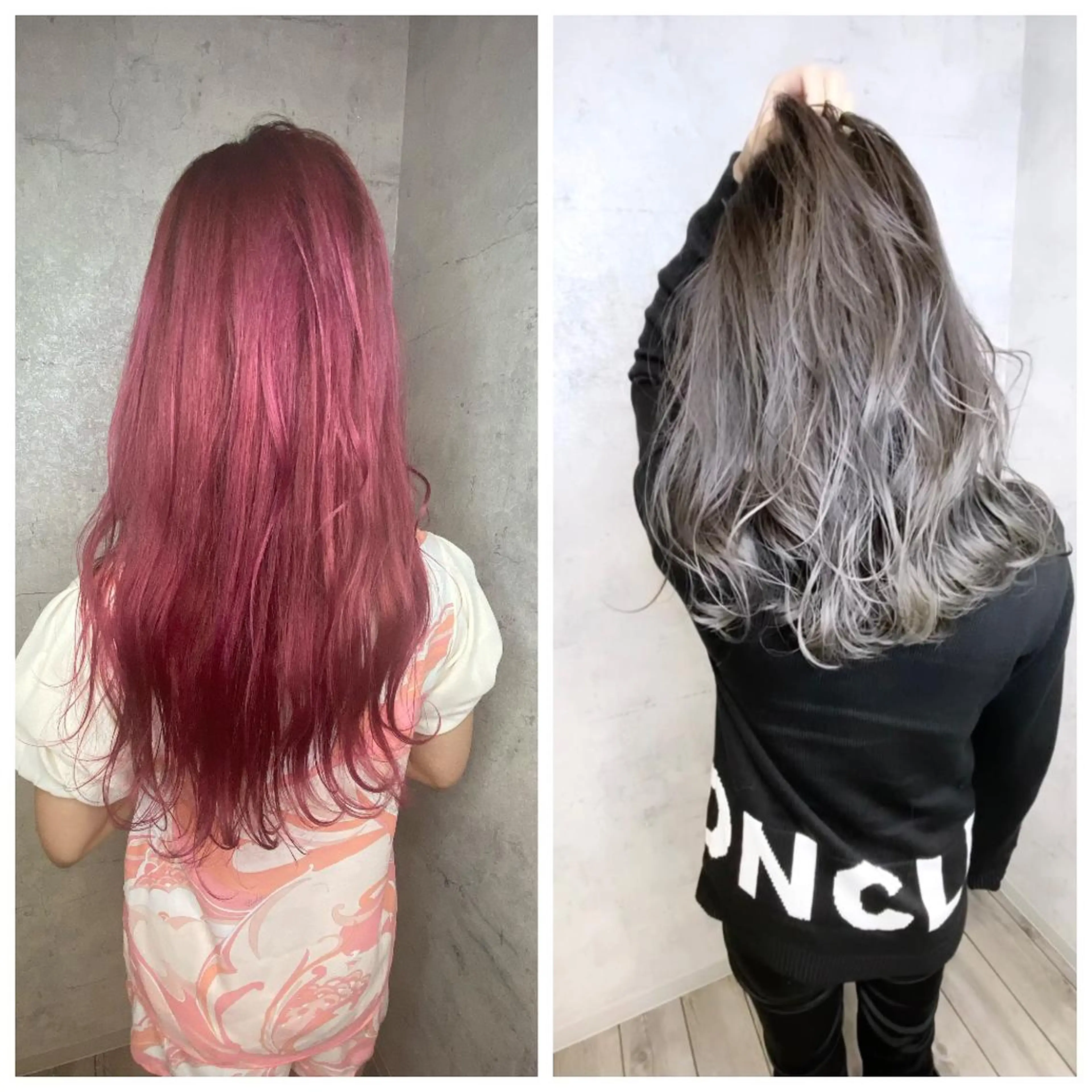 セミロング カラー ブリーチ グレージュ 髪質改善/縮毛矯正 /naokiのヘアスタイル