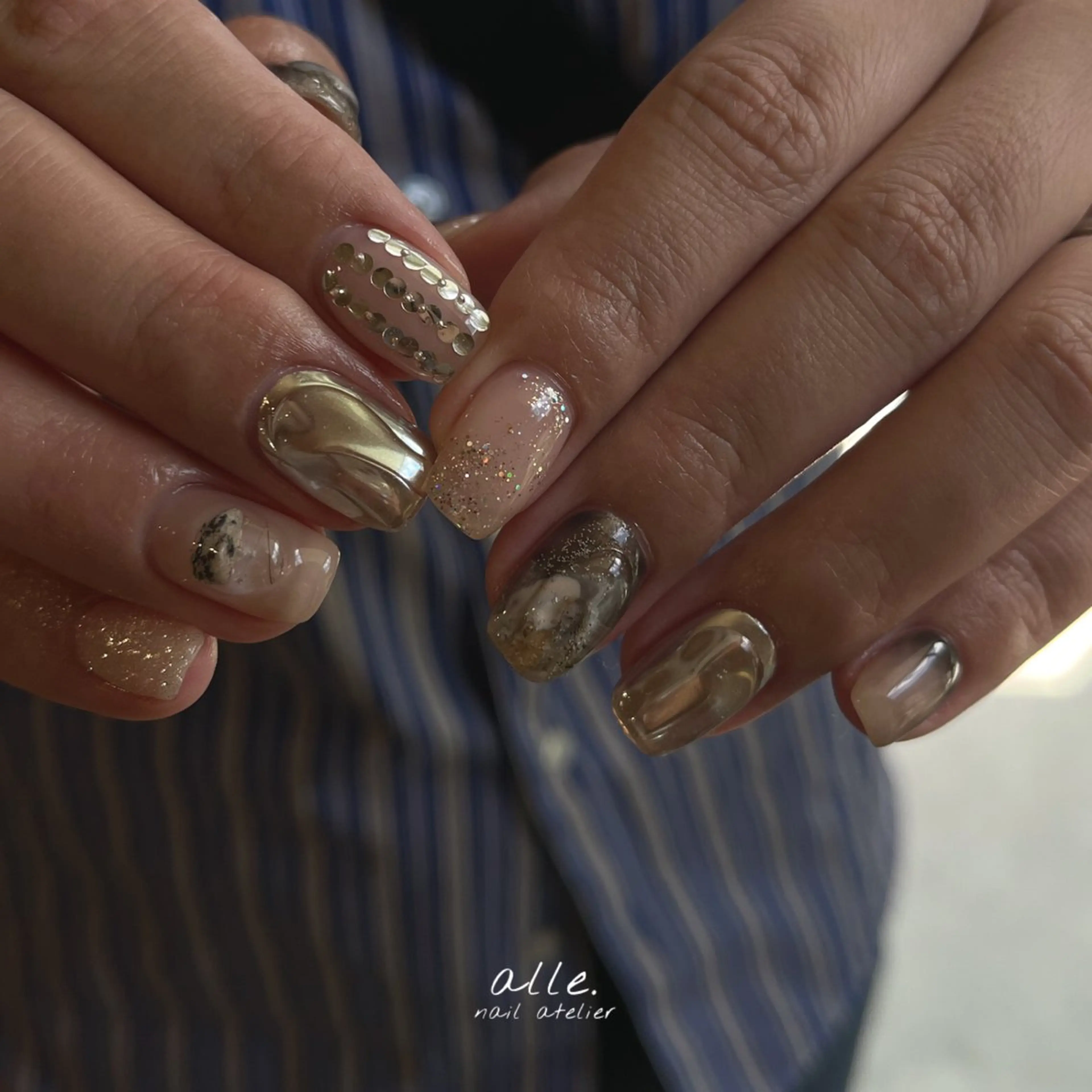 ネイル ハンドネイル atelier alle.のネイルデザイン