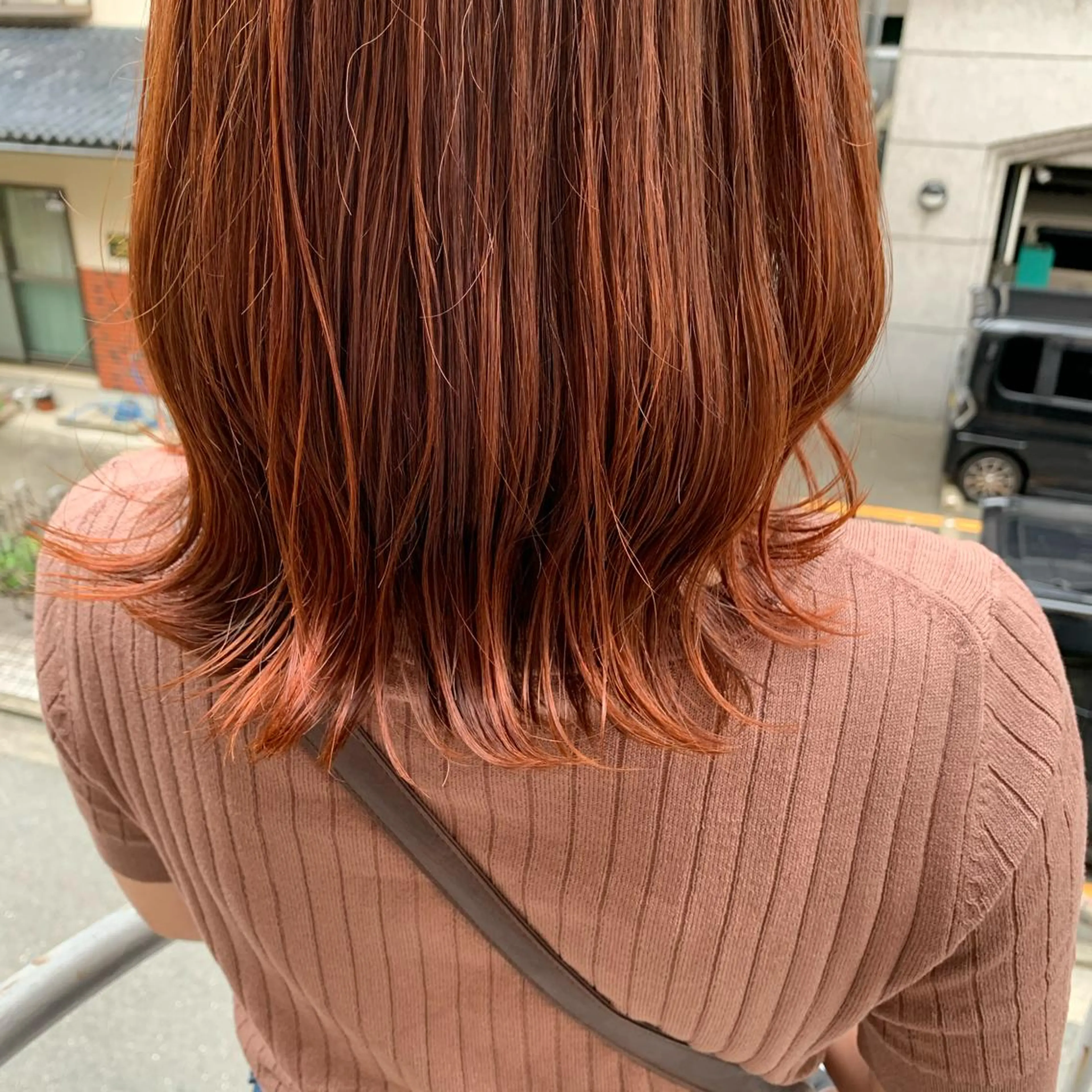 カラー MARU パーマ/レイヤーのヘアスタイル