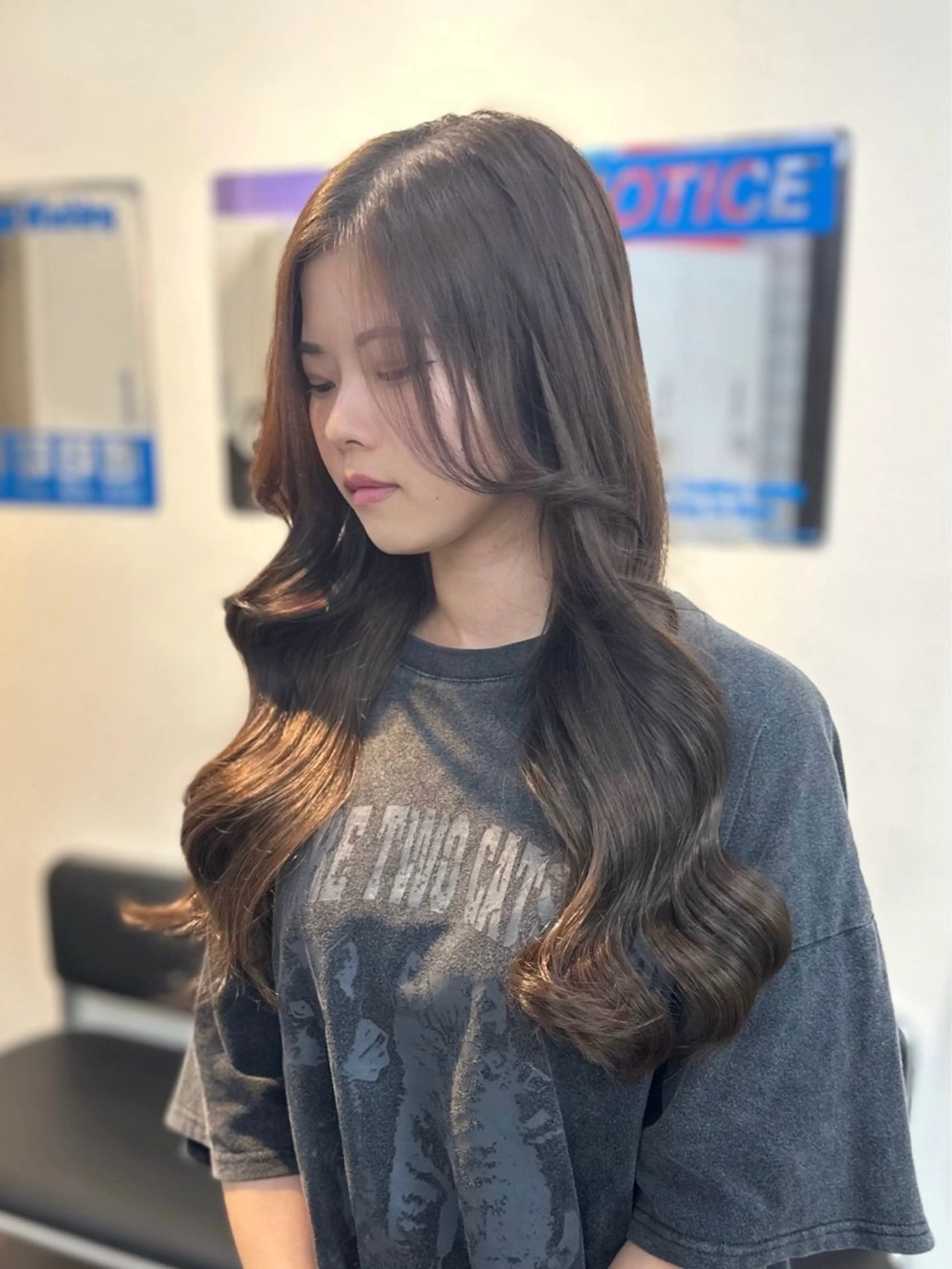 シールエクステ動画撮影させてくれる方、事前カウンセリング必須の写真