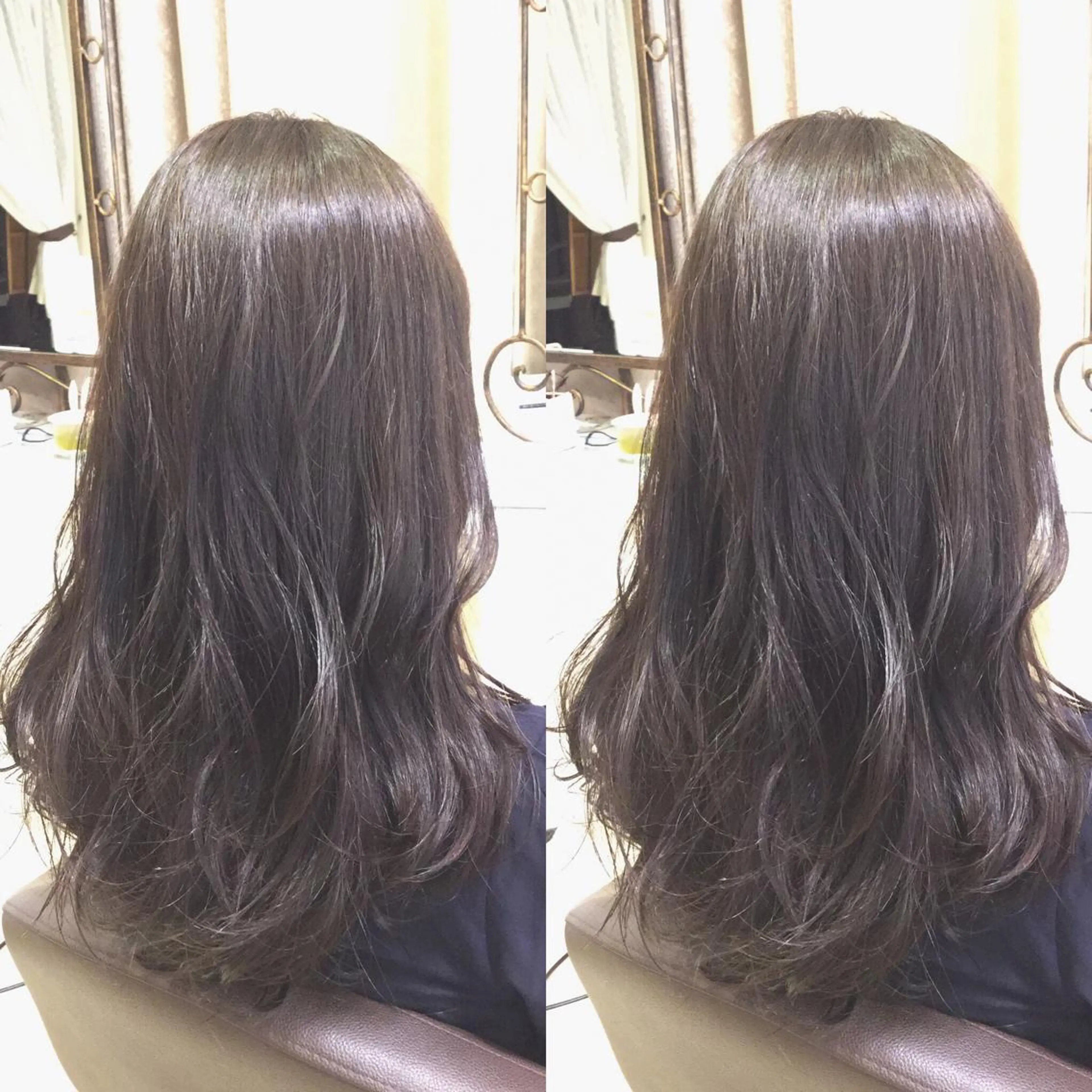 セミロング カラー ショコラグレージュ グレージュ RUMéL 🌙YUIのマツエク・マツパデザイン