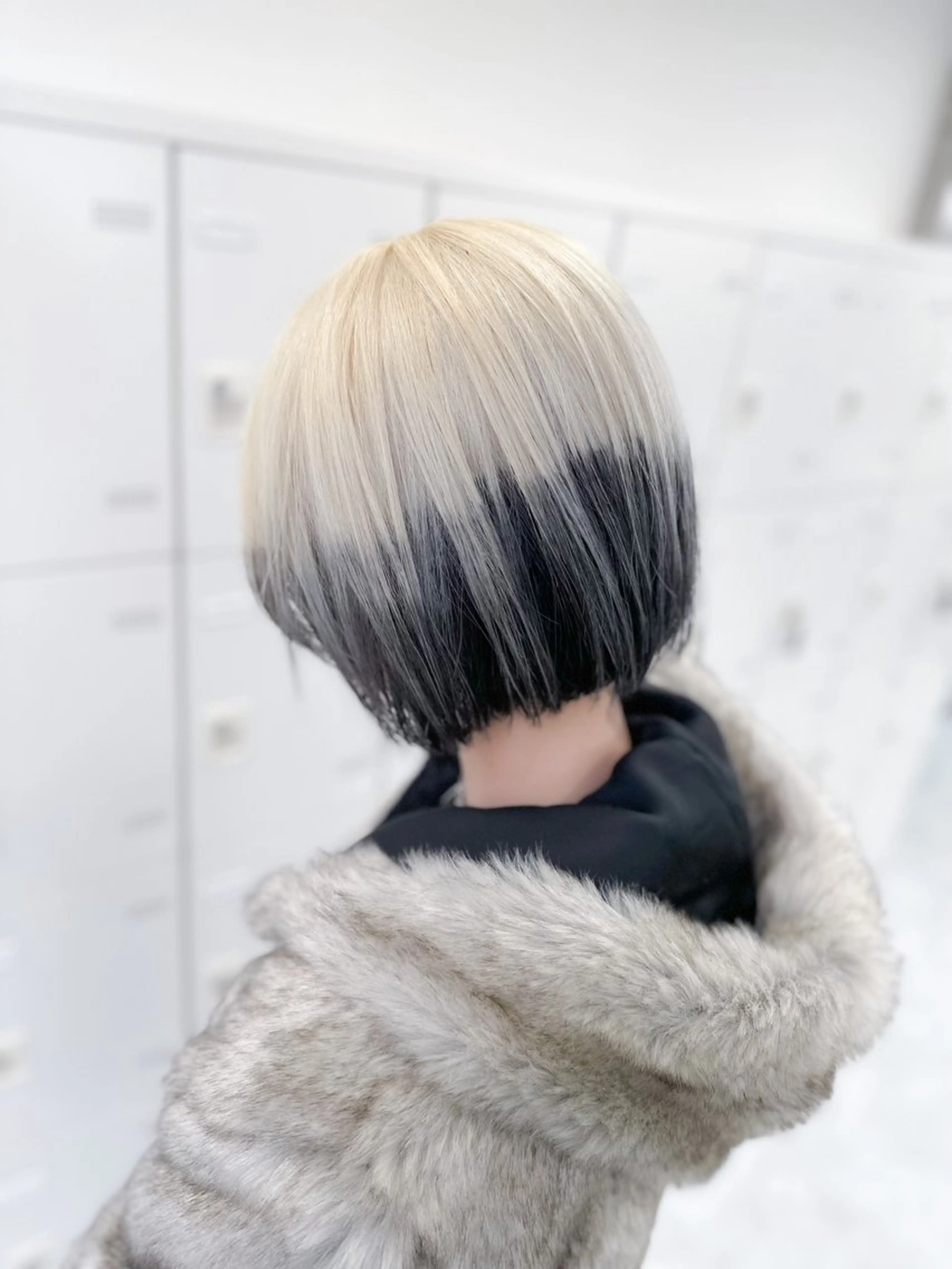 ショート カラー ウルフ&レイヤー特化 まとまる美髪矯正のヘアスタイル