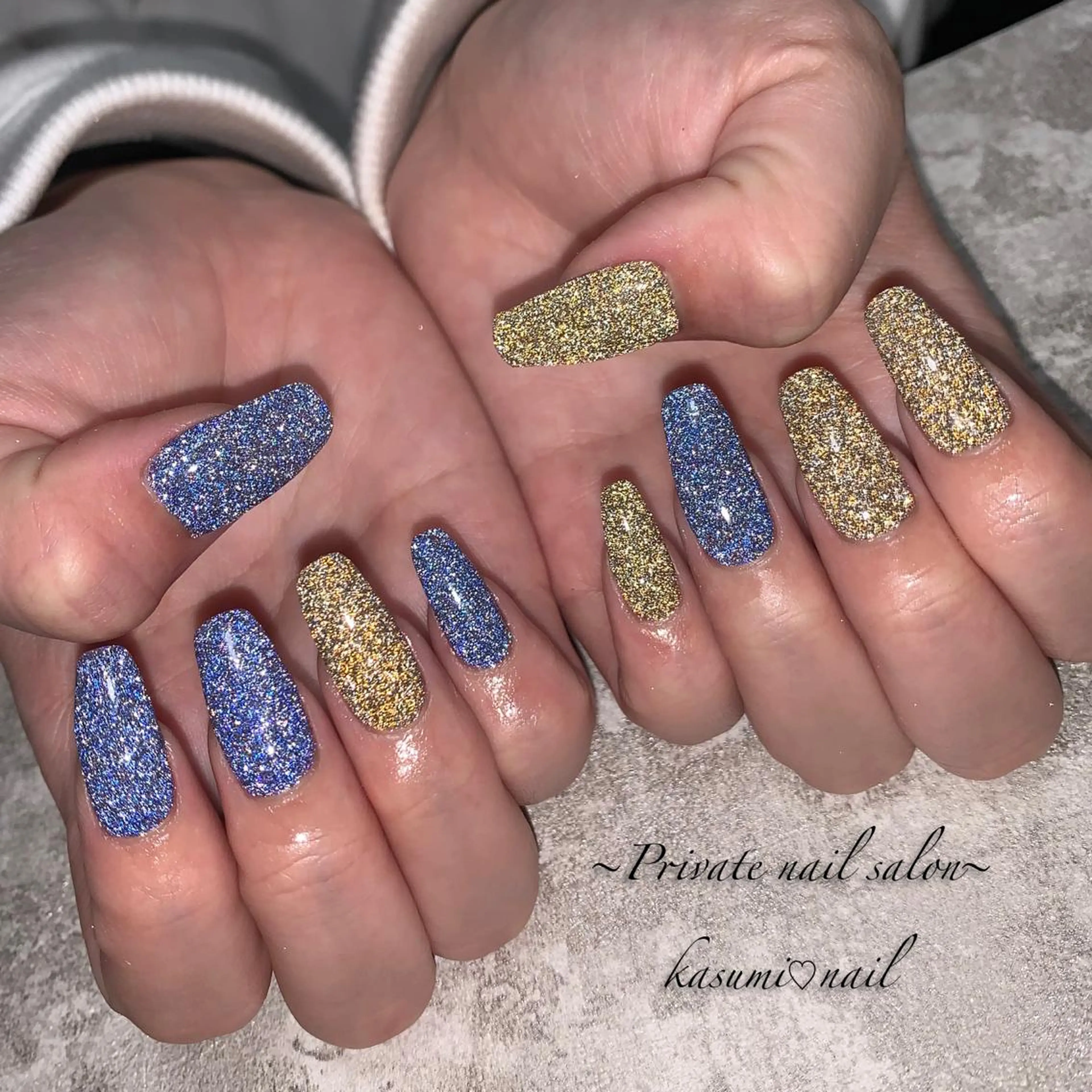 ネイル マグネットネイル ミラーネイル ニュアンスネイル 春ネイル KASUMI♡ Nailのネイルデザイン