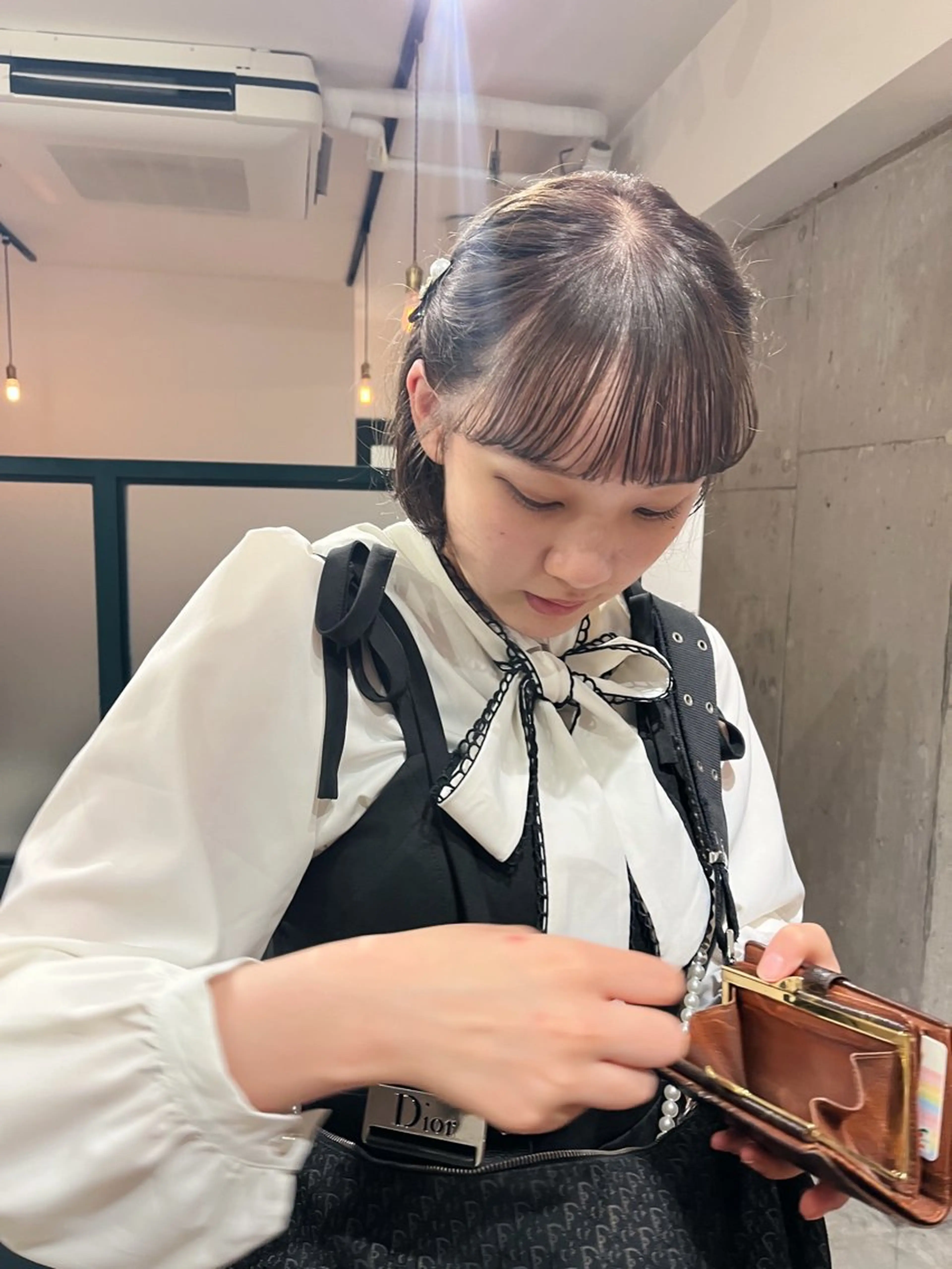 ミディアム カラー 暖色/パーマ 🌼クニトウメイのヘアスタイル