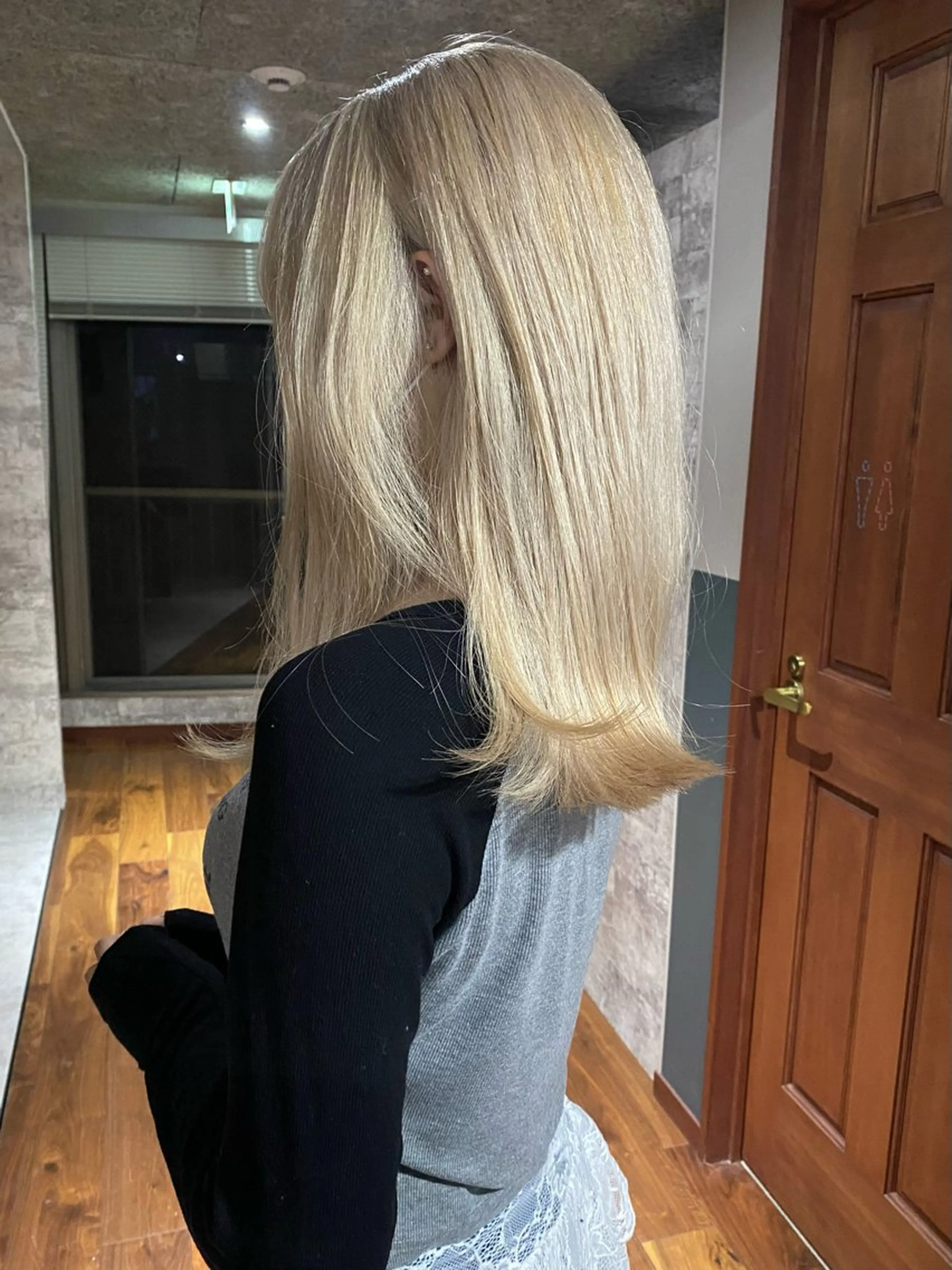 セミロング カラー カット ヘアカラー トリートメント mai / linoah˚✧のヘアスタイル