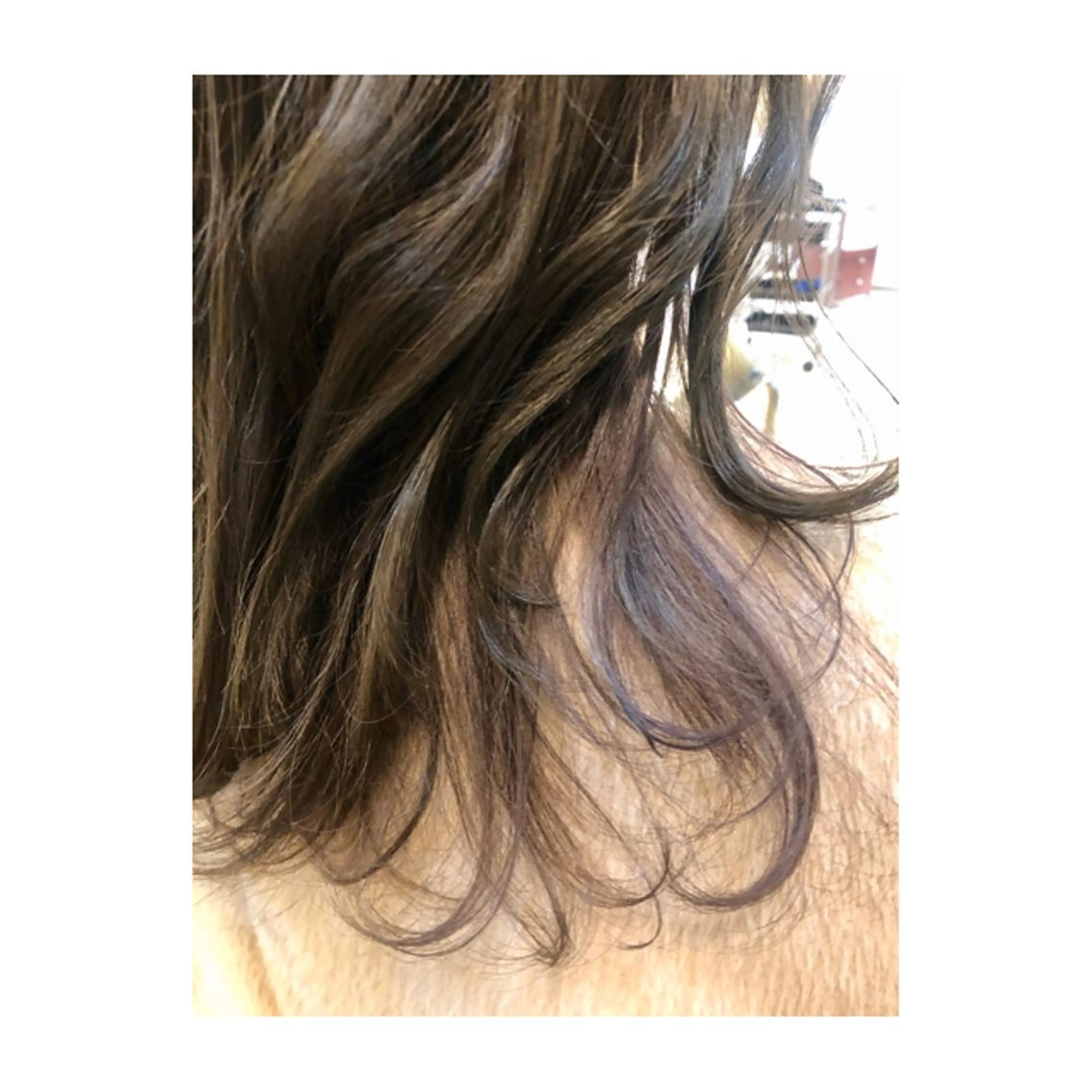 ミディアム カラー インナーカラー ヘアカラー 🦋NAKAMURA 🦋のヘアスタイル