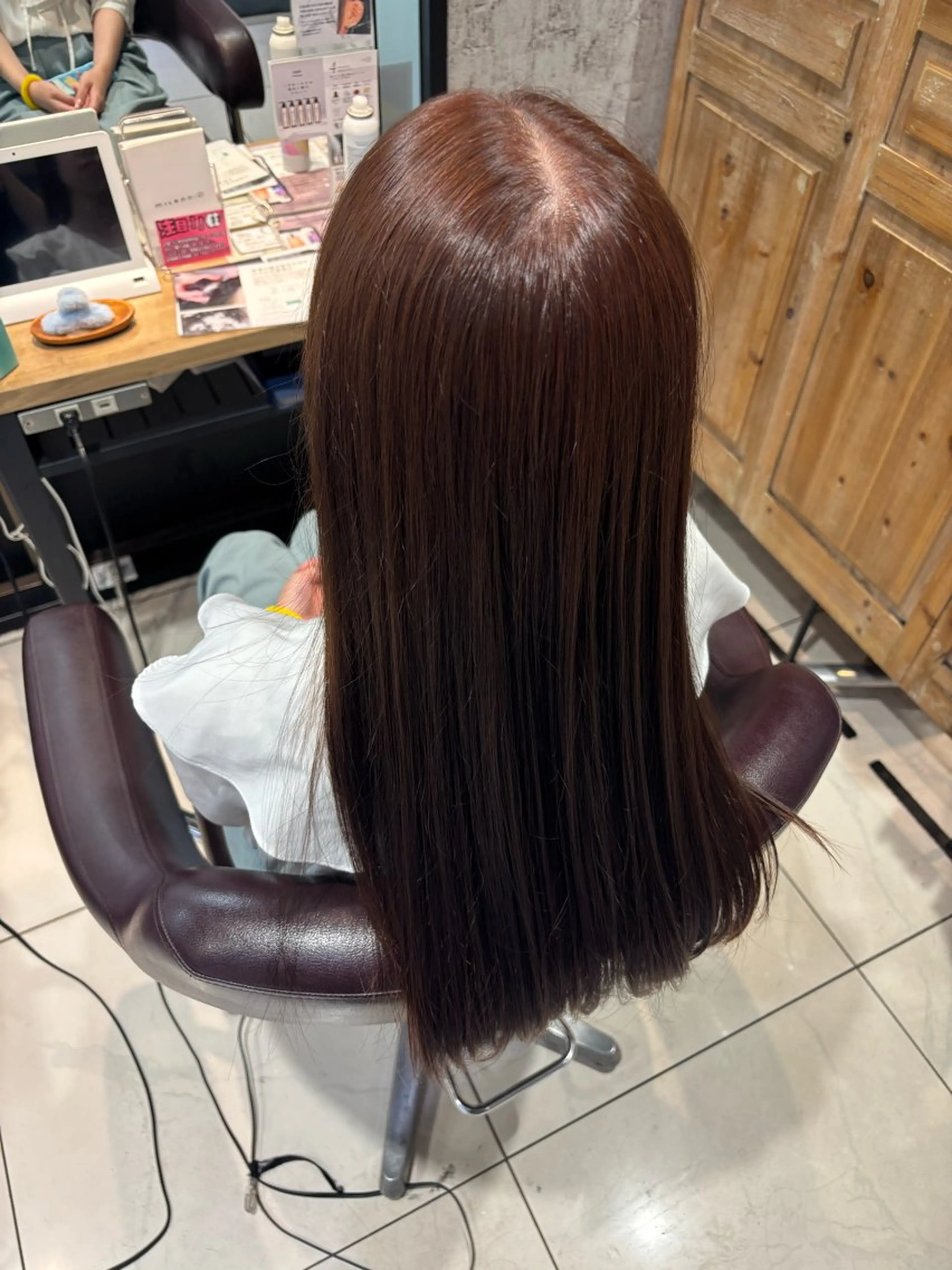 ロング カラー 韓国髪質改善艶カラー /レイヤー/miyuのヘアスタイル