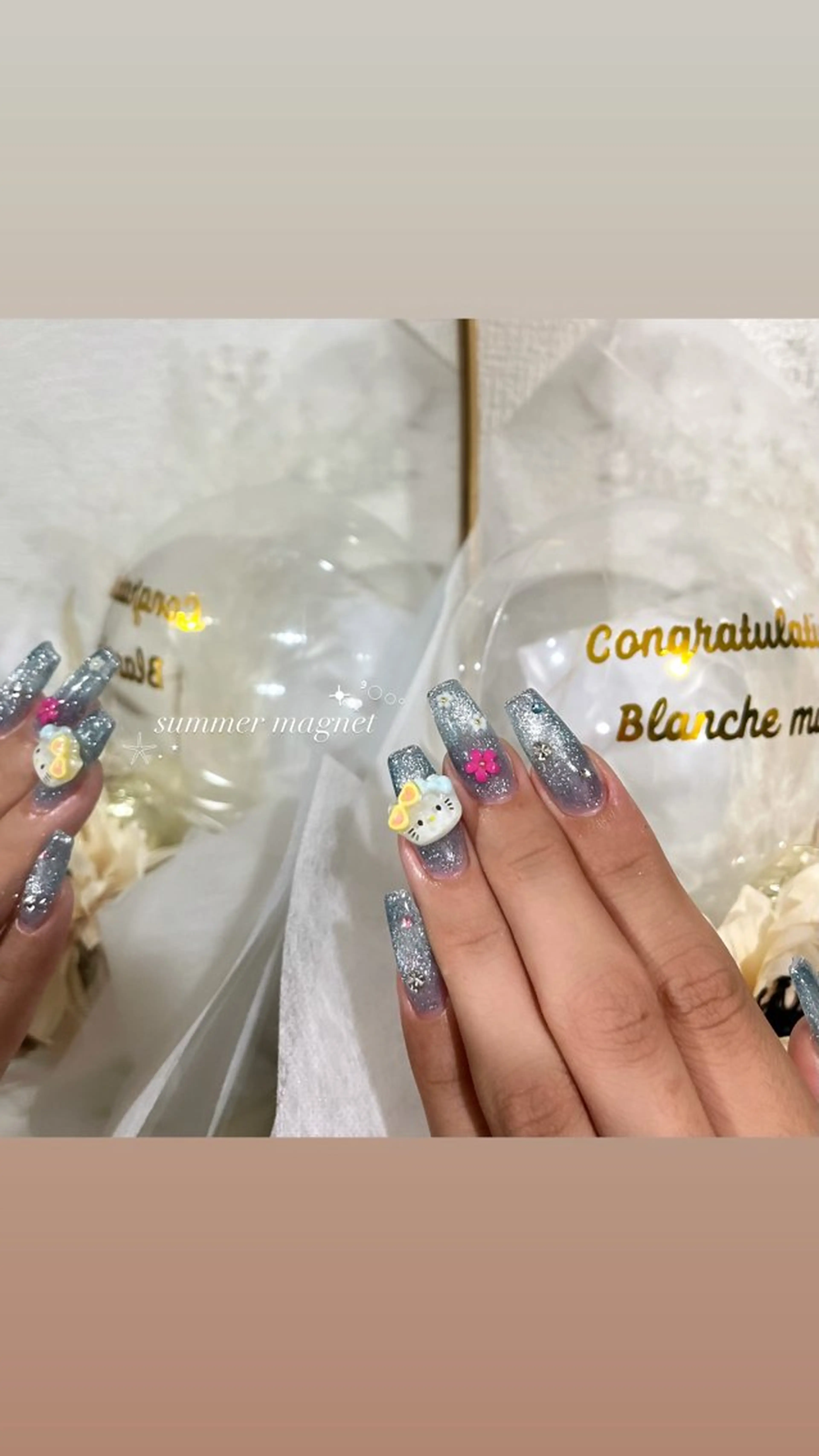 ネイル ハンドネイル Blanche mimi.u_aのネイルデザイン