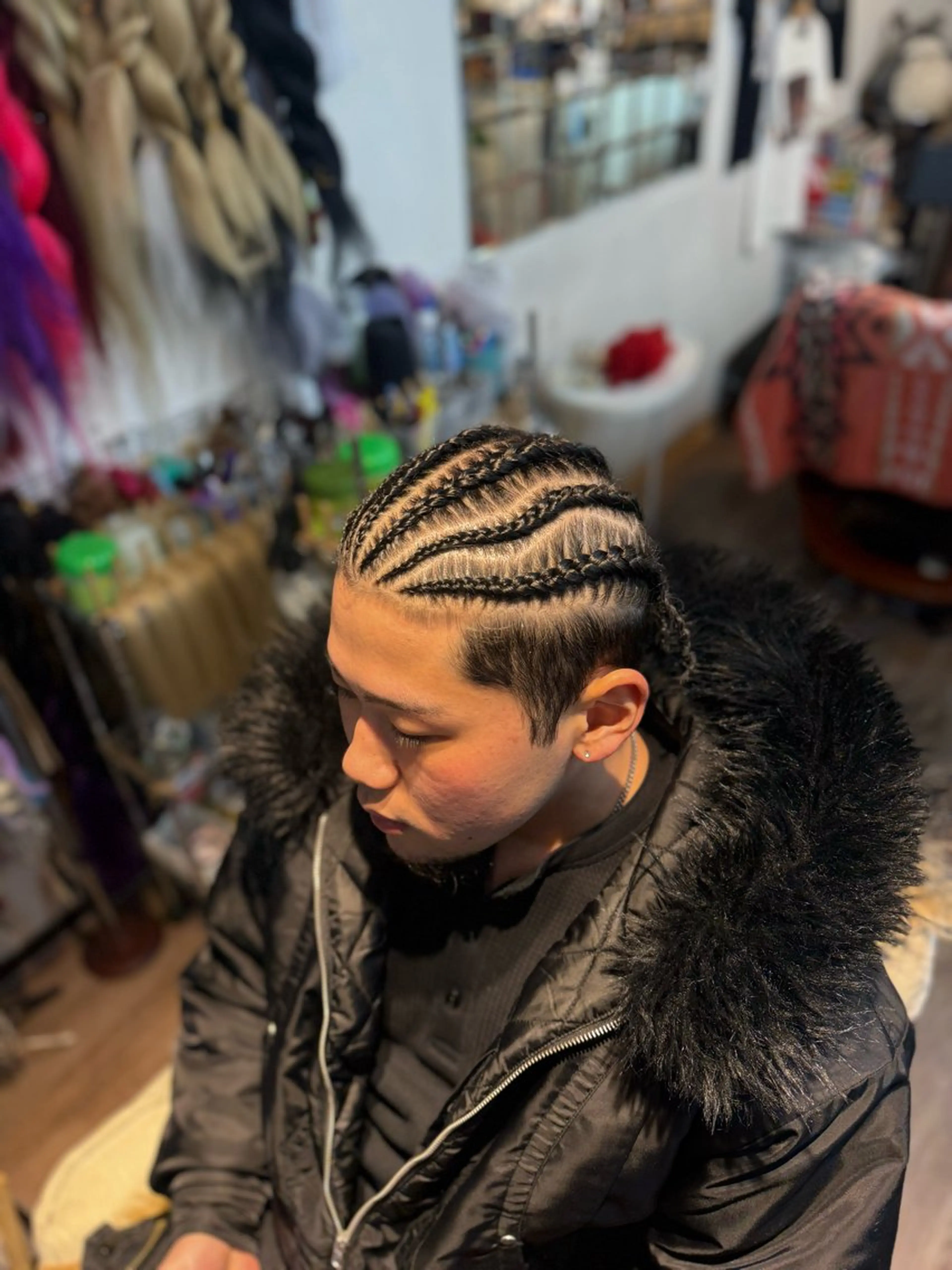 ヘアアレンジ メンズ ヘアセット scamp所属・scamp⭐️ さくらのヘアスタイル