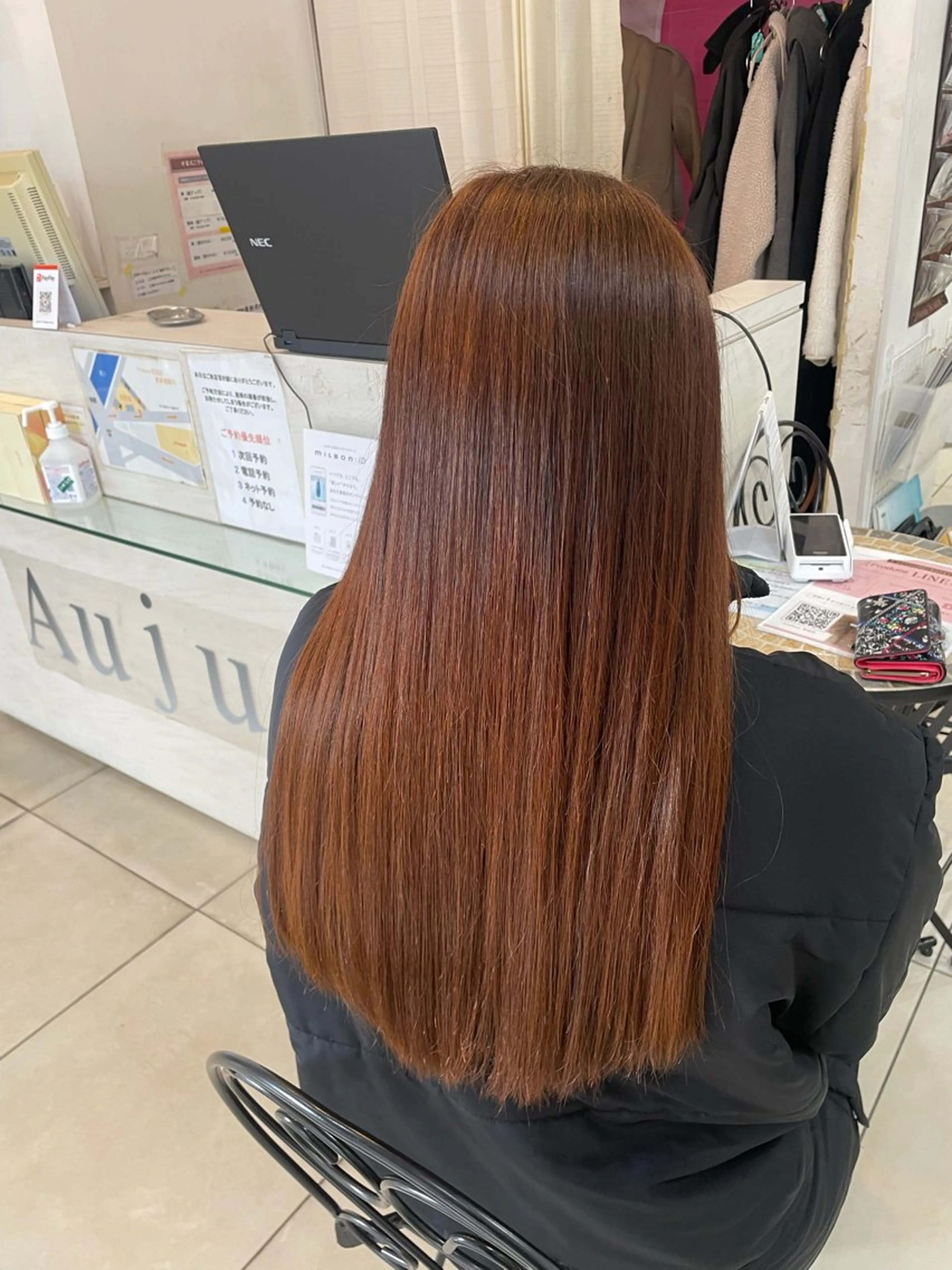 ロング カラー ヘアカラー トリートメント 🌸暖色髪質改善 MEI🌸のヘアスタイル