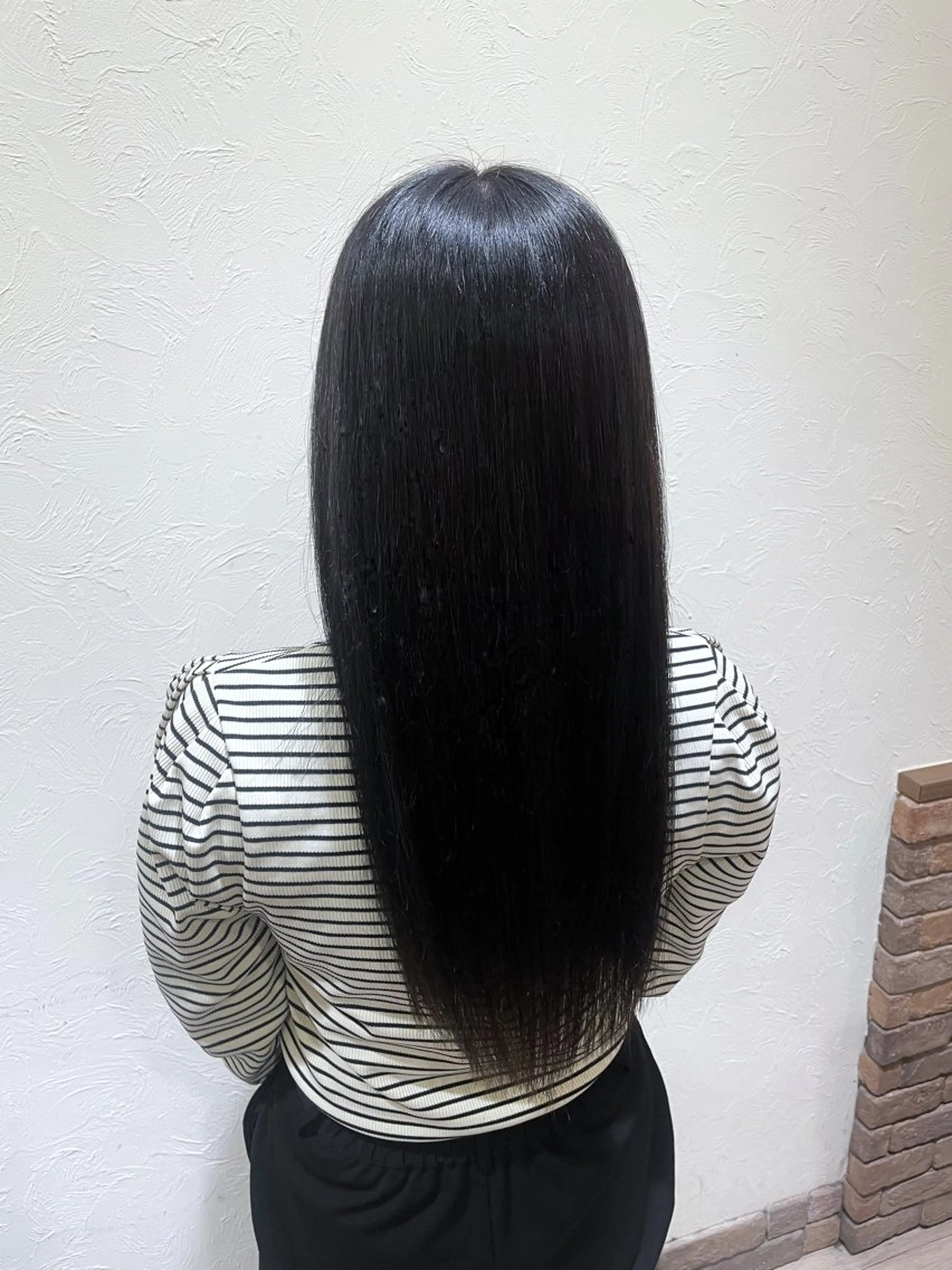 ロング 縮毛矯正 トリートメント 西山 瑞希のヘアスタイル