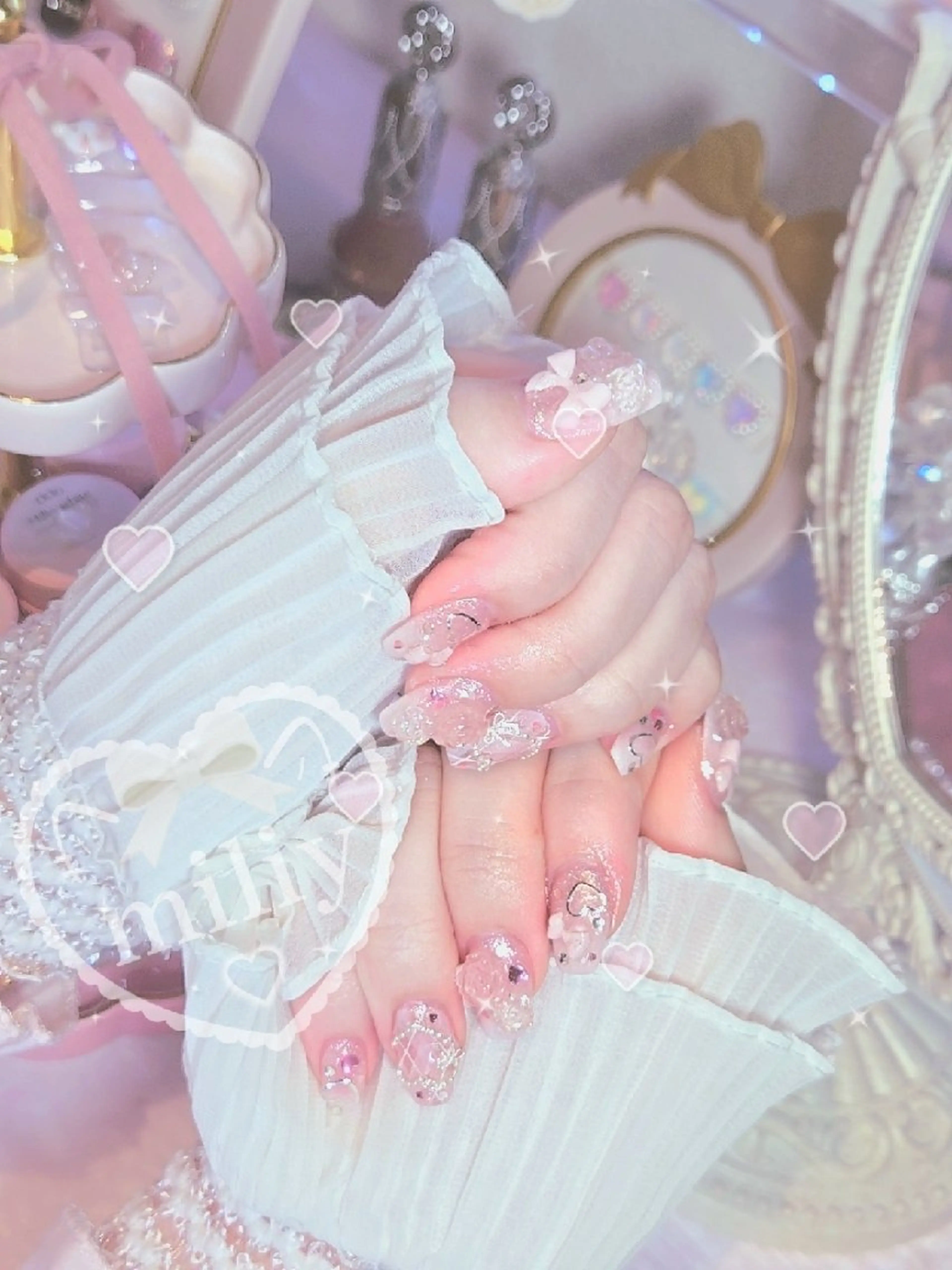 ネイル ワンホンネイル ハンドネイル miliy nail 🎀上尾のネイルデザイン
