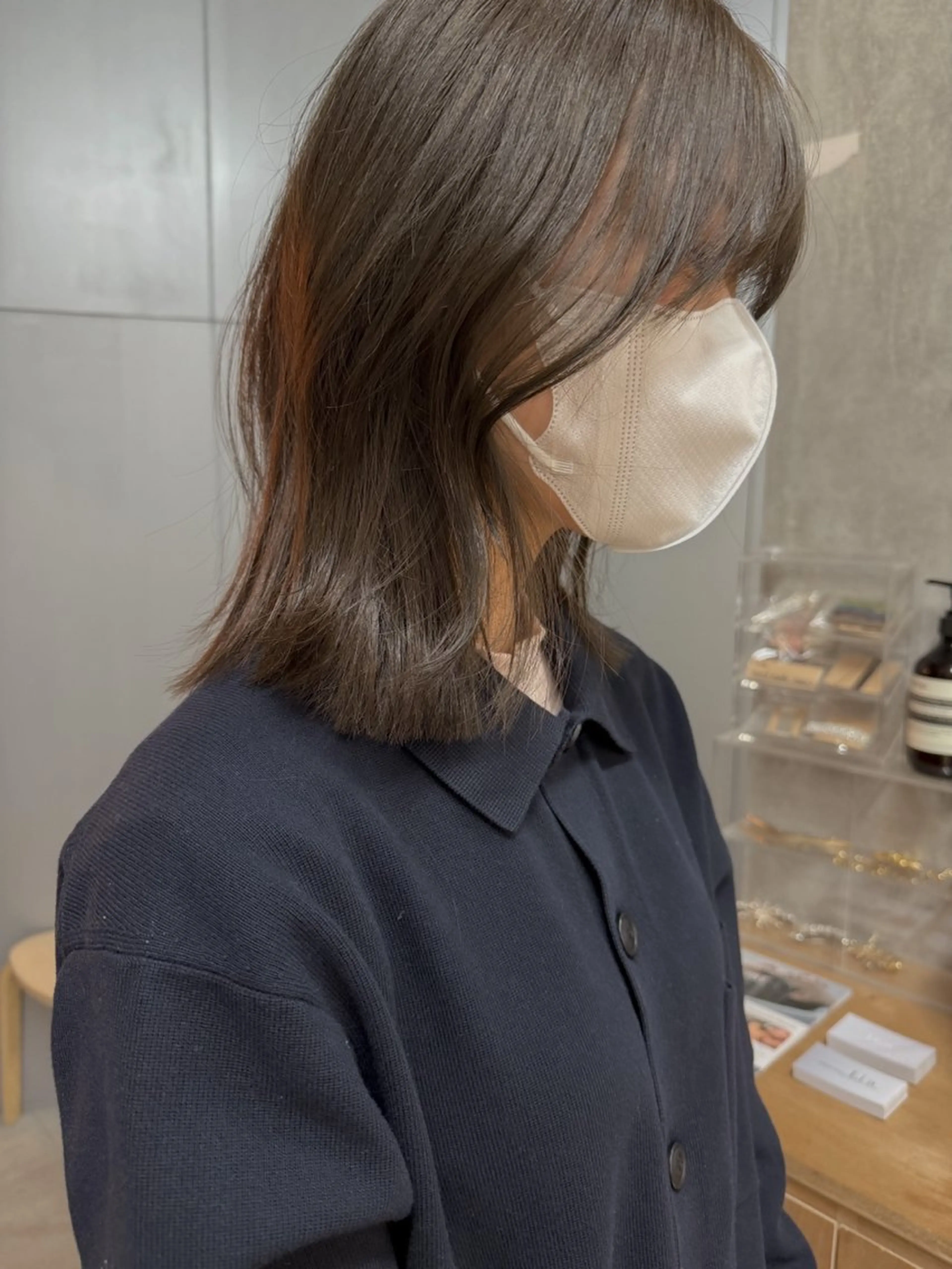 ショート カラー 谷町/Le'a /竹原しおなのヘアスタイル