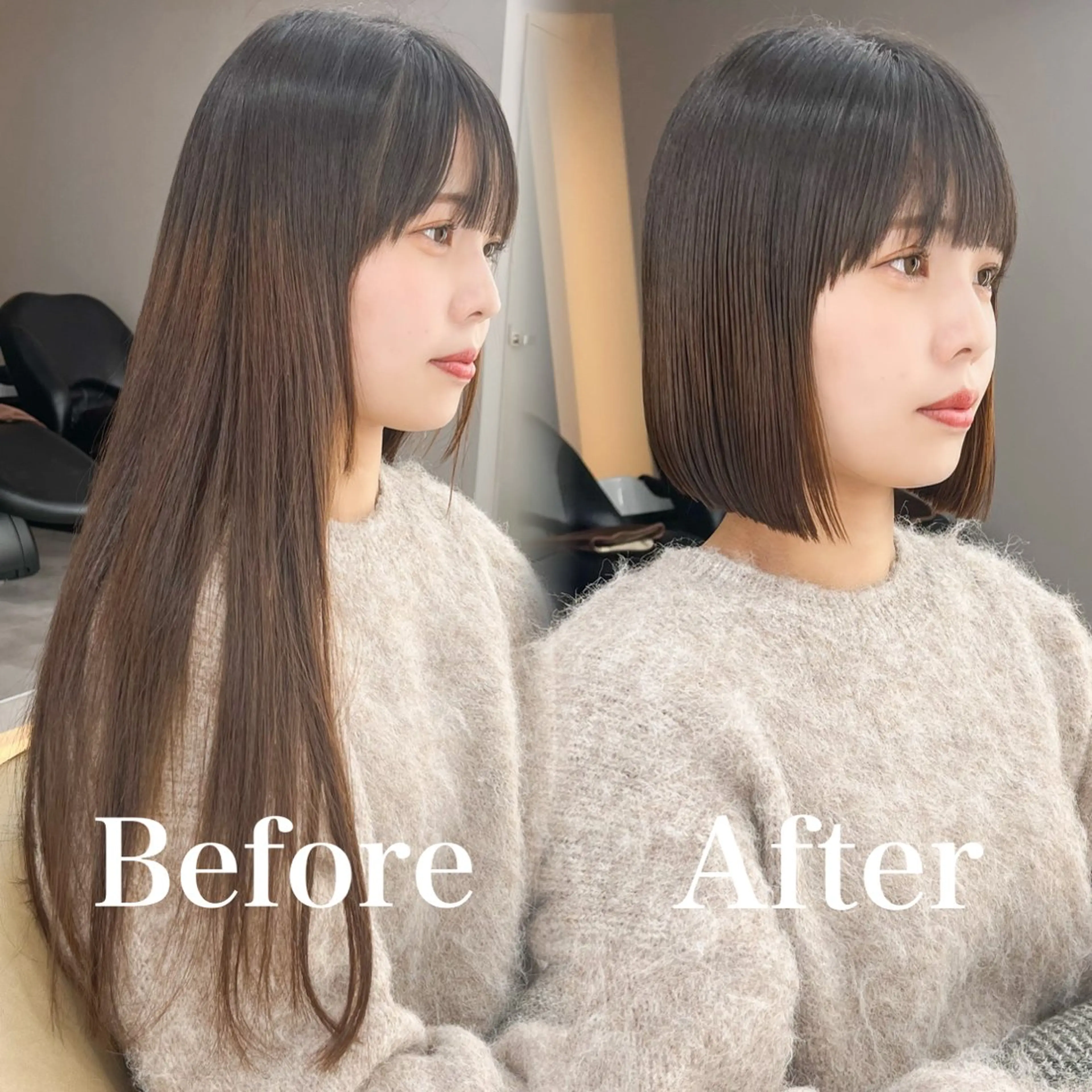 ミディアム ボブ 似合わせボブ🌟 艶髪特化💗村松優斗のヘアスタイル