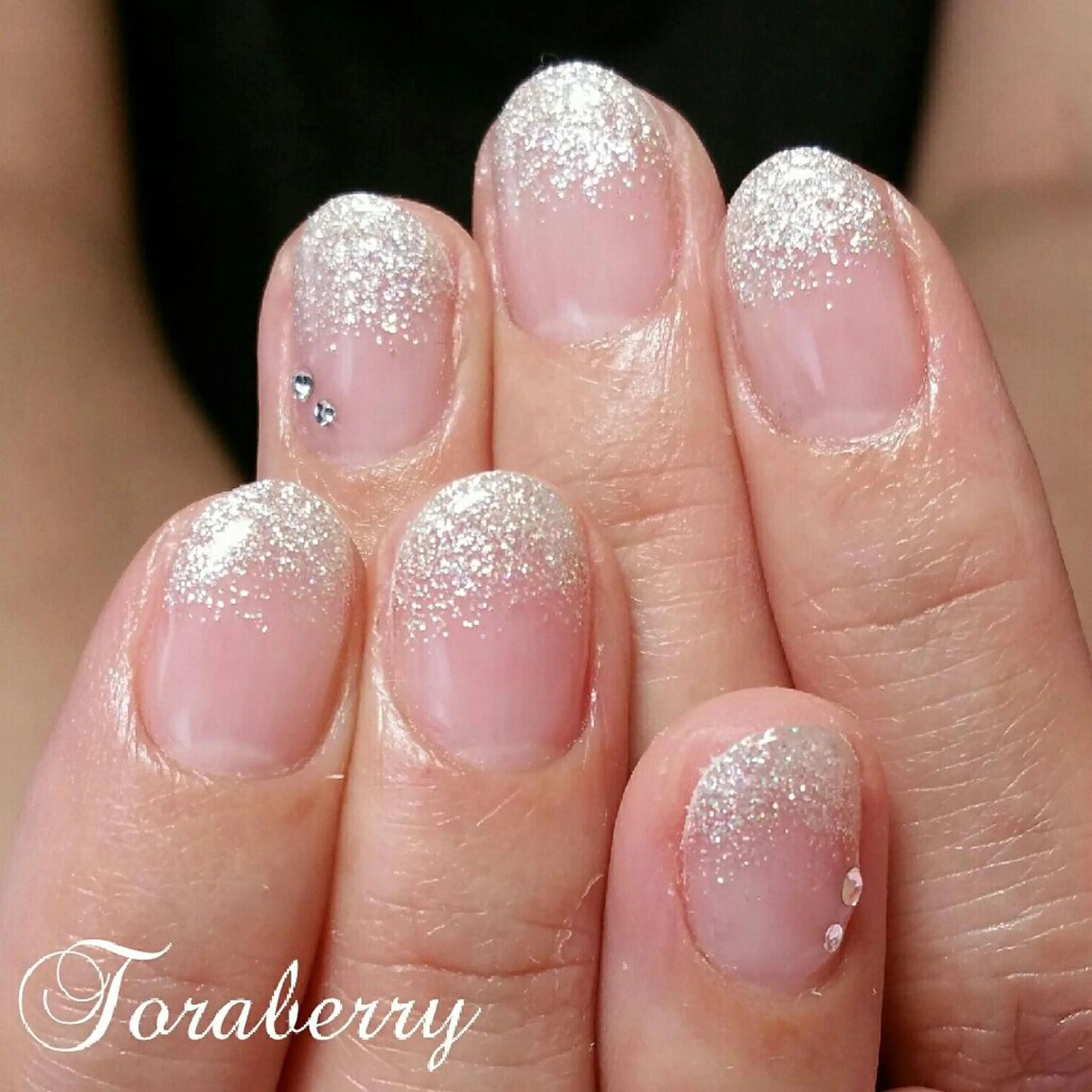 ネイル グラデーション ラメ(グリッター) ラメグラデーション ネイリスト なつみのネイルデザイン