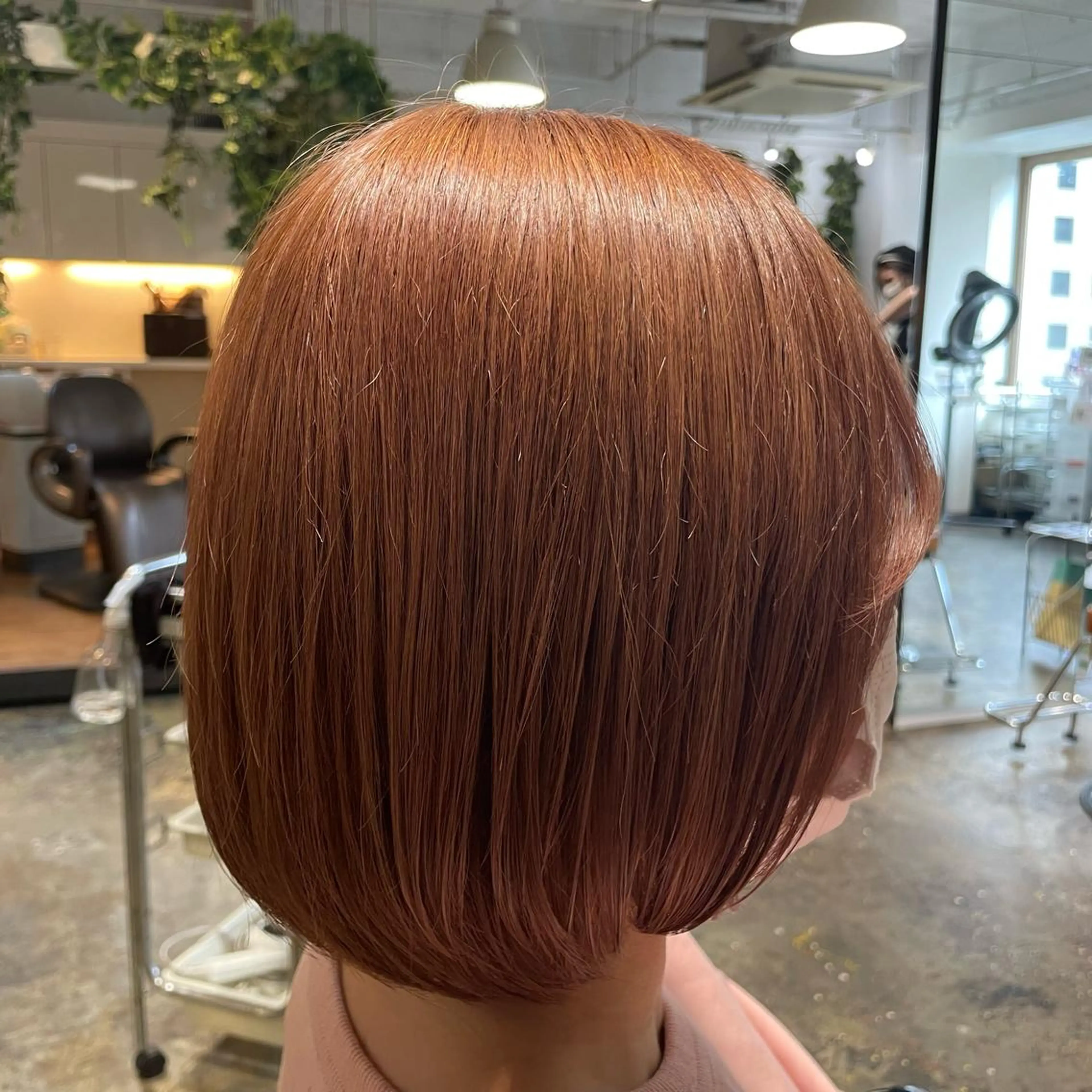 ショート ボブ ヘアカラー トリートメント 🇰🇷韓国ｽﾀｲﾙ ﾚｲﾔｰ/ayanaのヘアスタイル