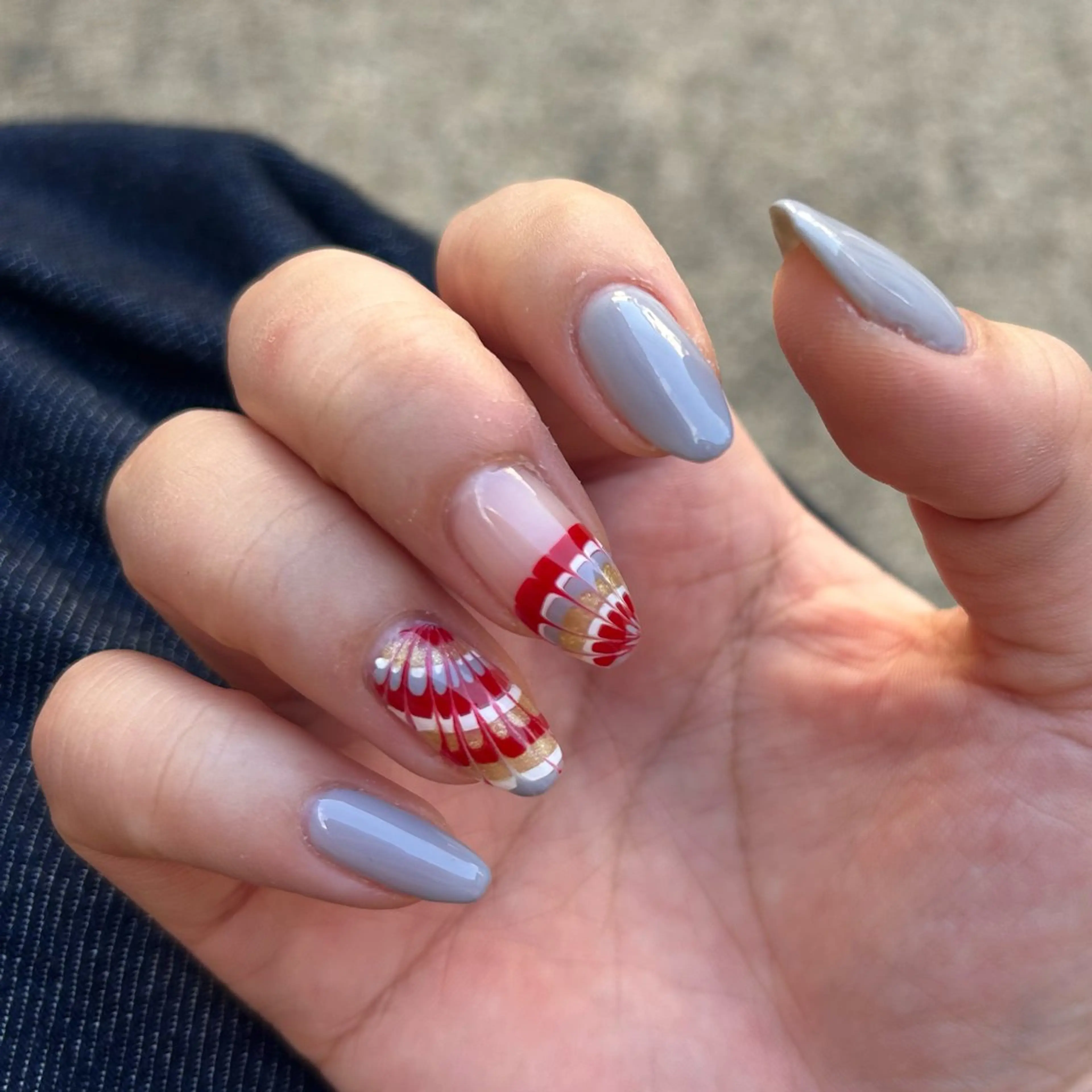 ネイル ピーコックネイル ショコラ 【hachi🌿】のネイルデザイン