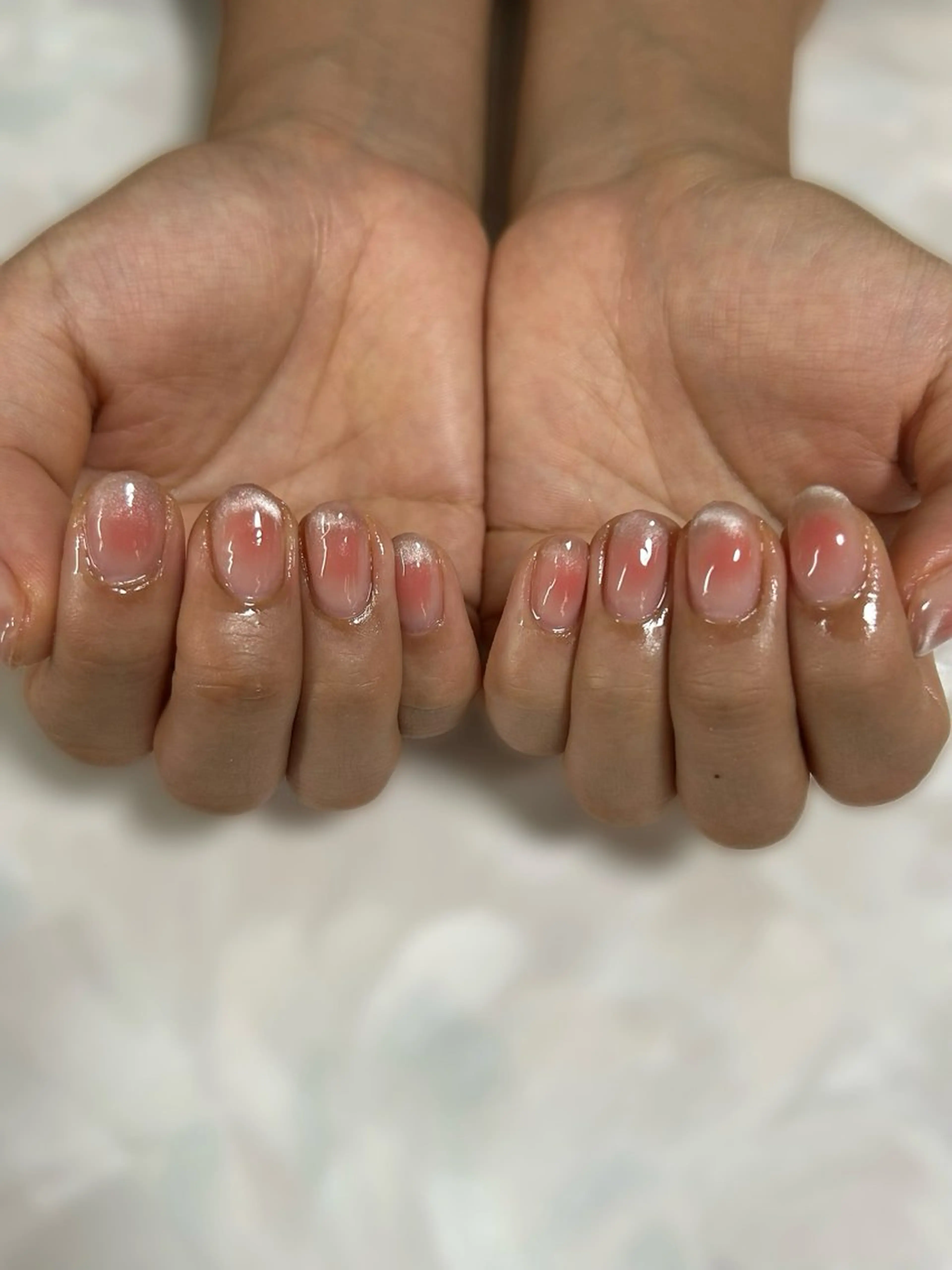 ネイル チークネイル マグネットネイル 長さ出し専門HALE NAIL さとうのネイルデザイン