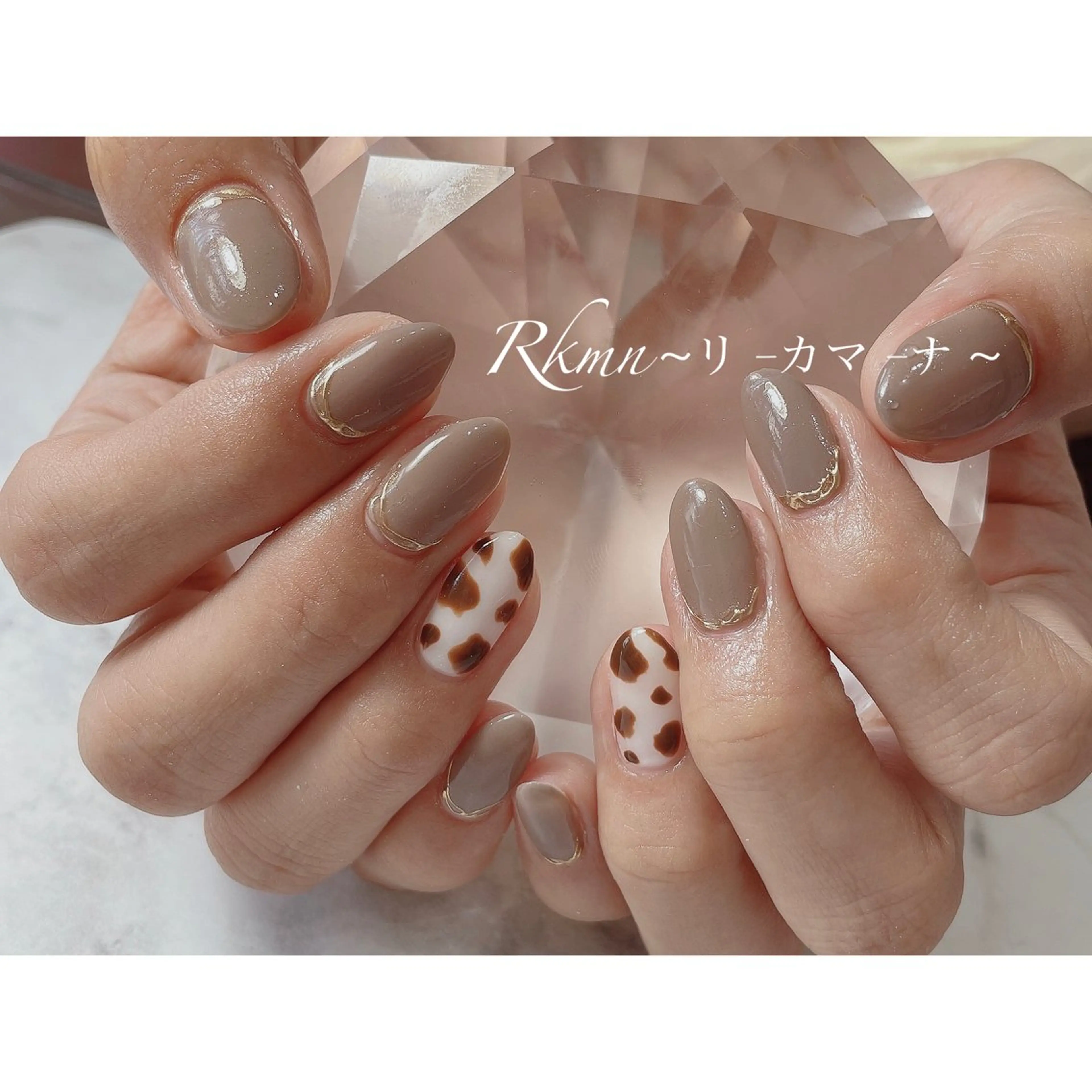 ネイル アートネイル ミラーネイル 春ネイル ハンドネイル フットネイル ハンドケア Rkmn ~リ-カマ-ナ~のネイルデザイン