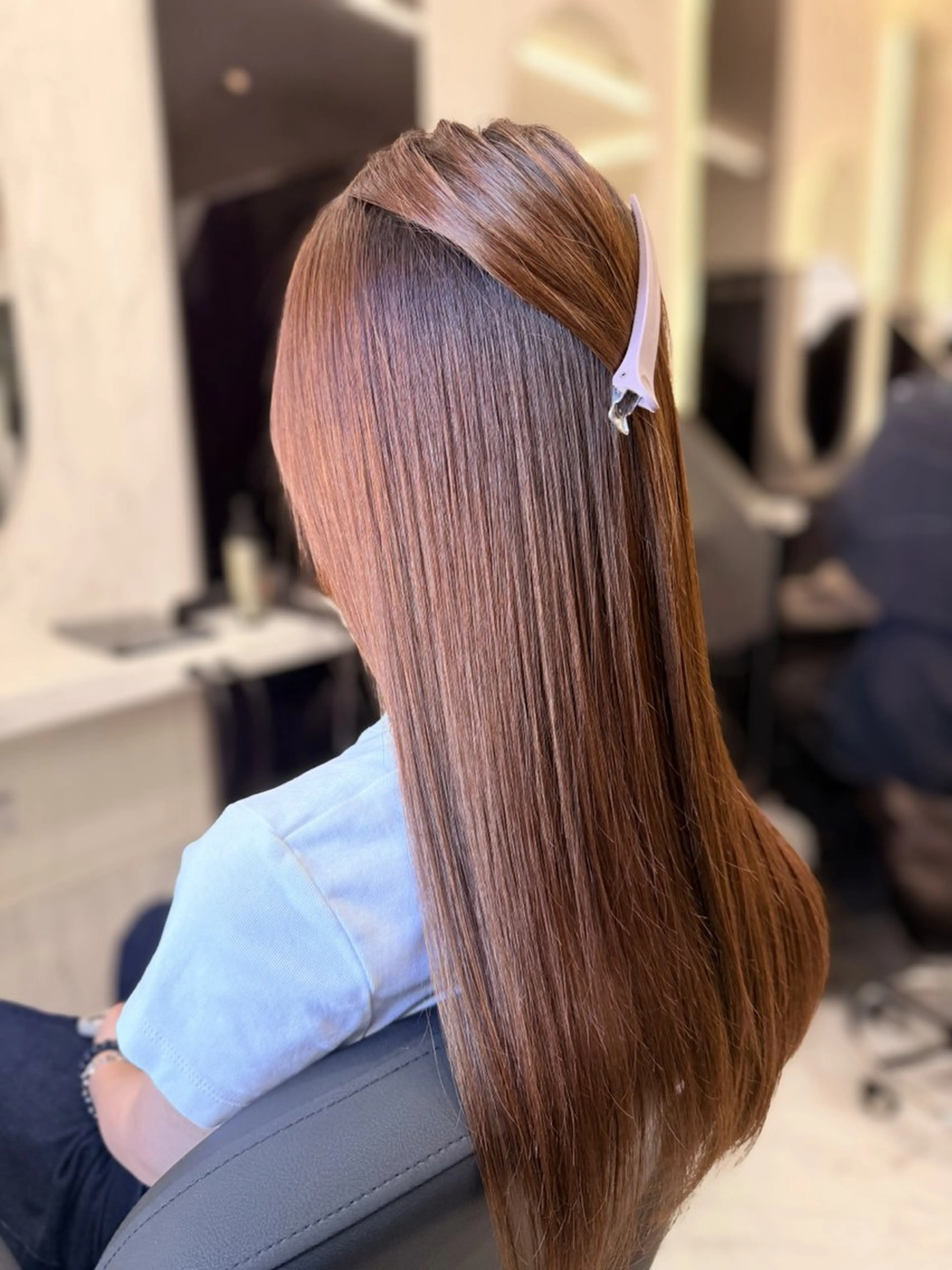 ショート 韓国風ヘア レイヤーカット 似合わせカット 縮毛矯正 似合わせカット✂️ Ayane/心斎橋のヘアスタイル