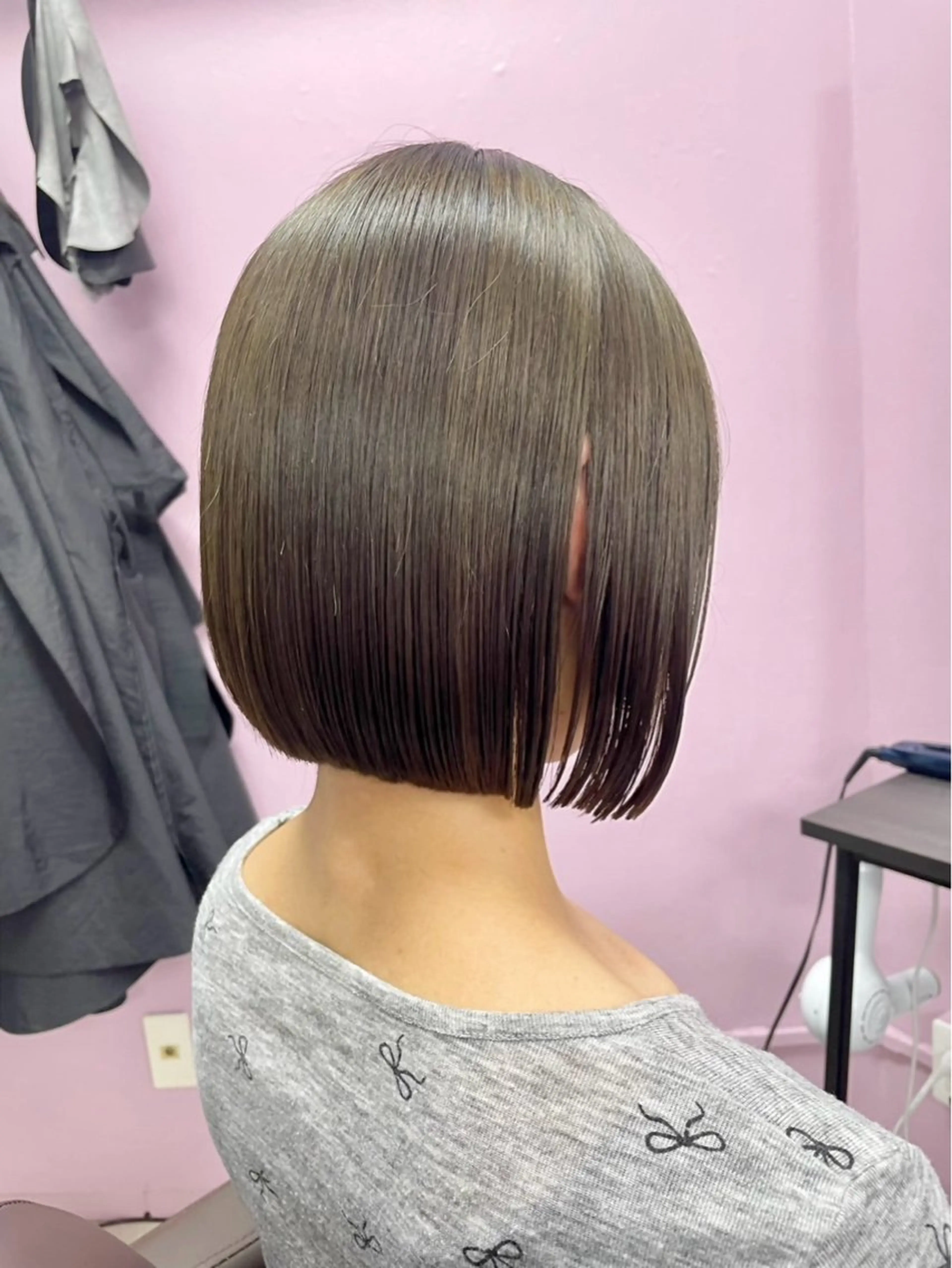 似合わせカット×天使の艶カラー×つるりんちょTR（プラチナ）《#韓国レイヤーカット#ダブルカラー#髪質改善も大人気》の写真