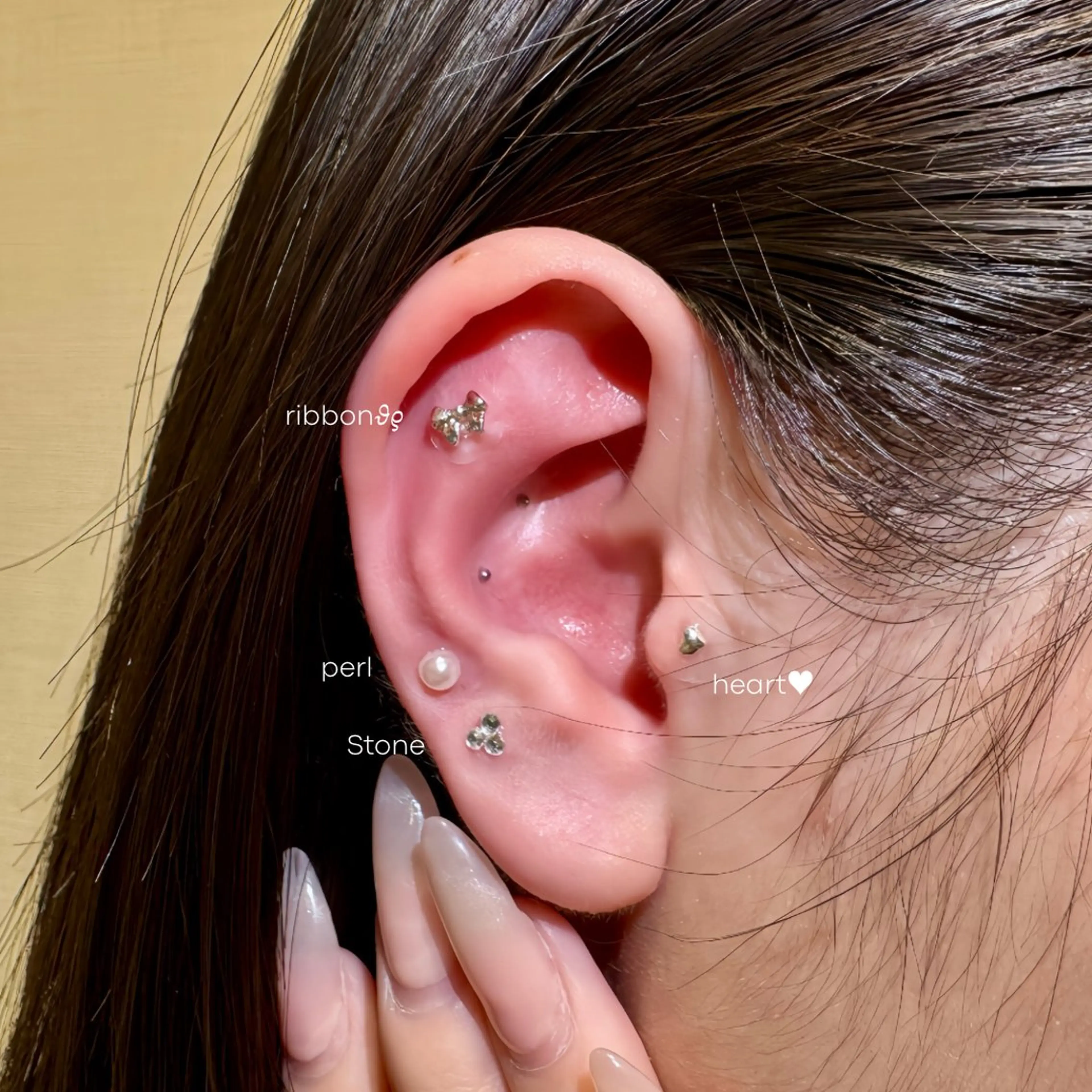 【U20限定】耳つぼジュエリー👂🏻⟡.·standard12粒の写真