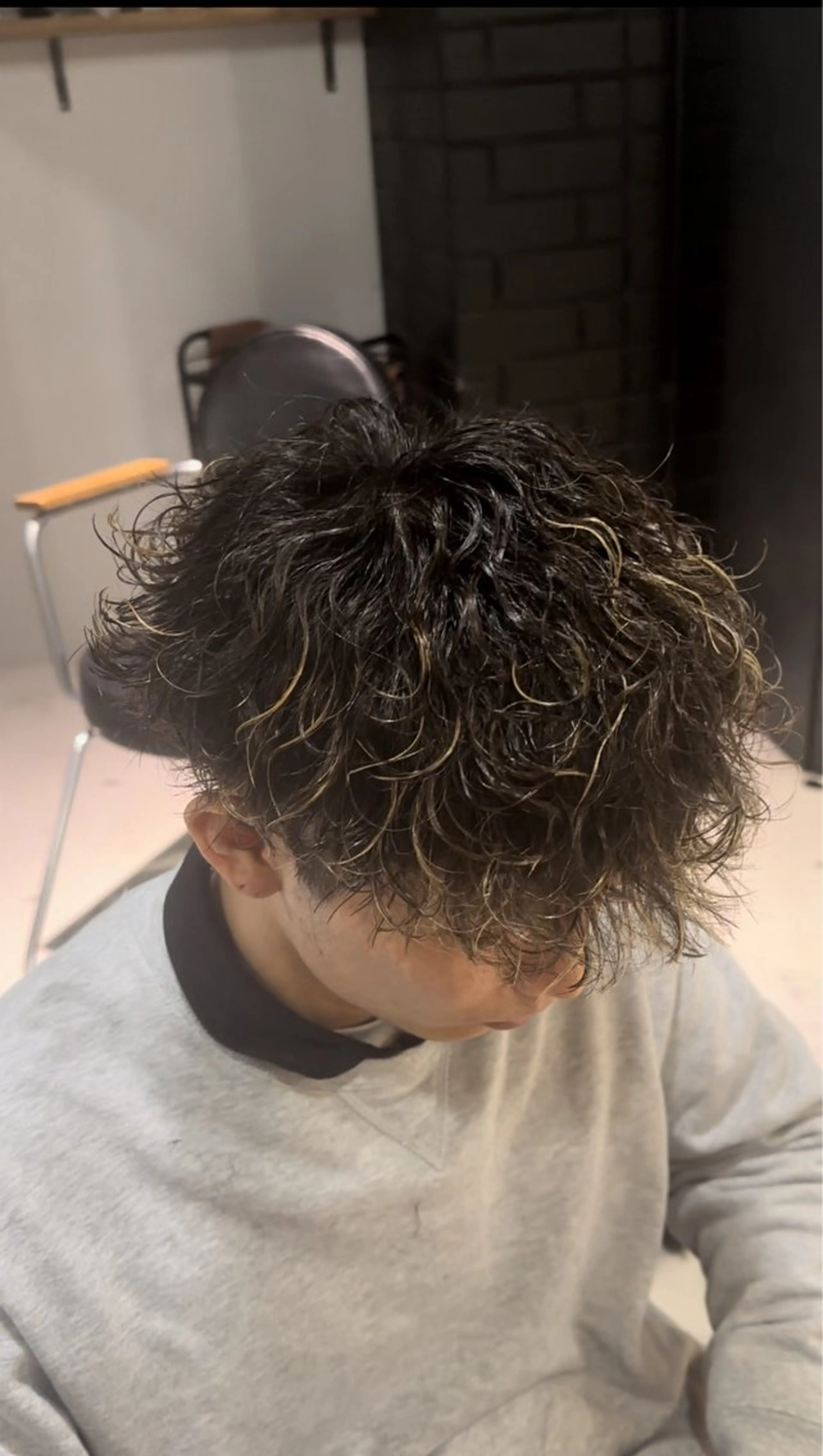 カラー パーマ メンズ メンズパーマ 特化こうきのヘアスタイル