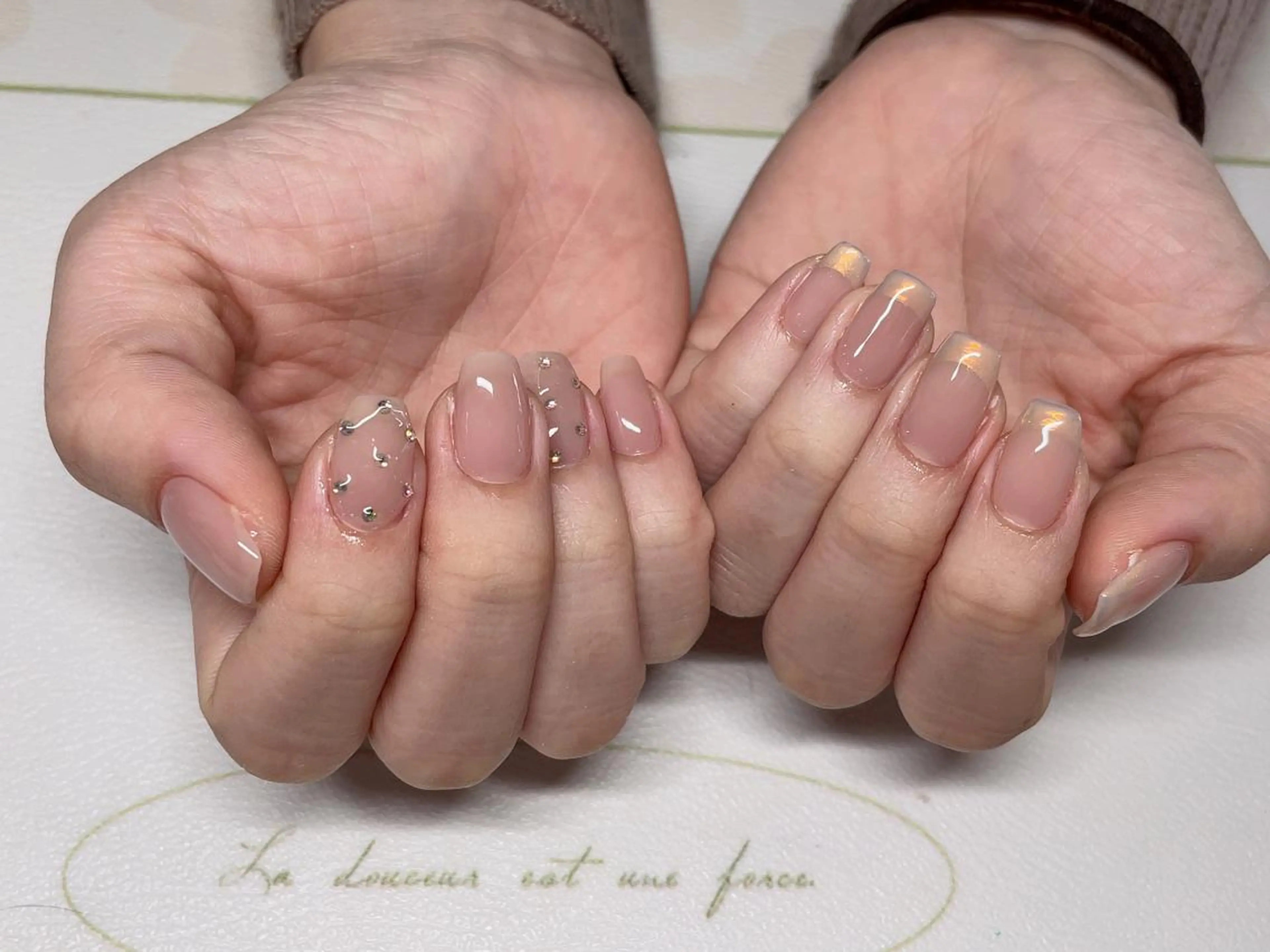 ネイル フレンチネイル ミラーネイル ハンドネイル エン Nail salonのネイルデザイン