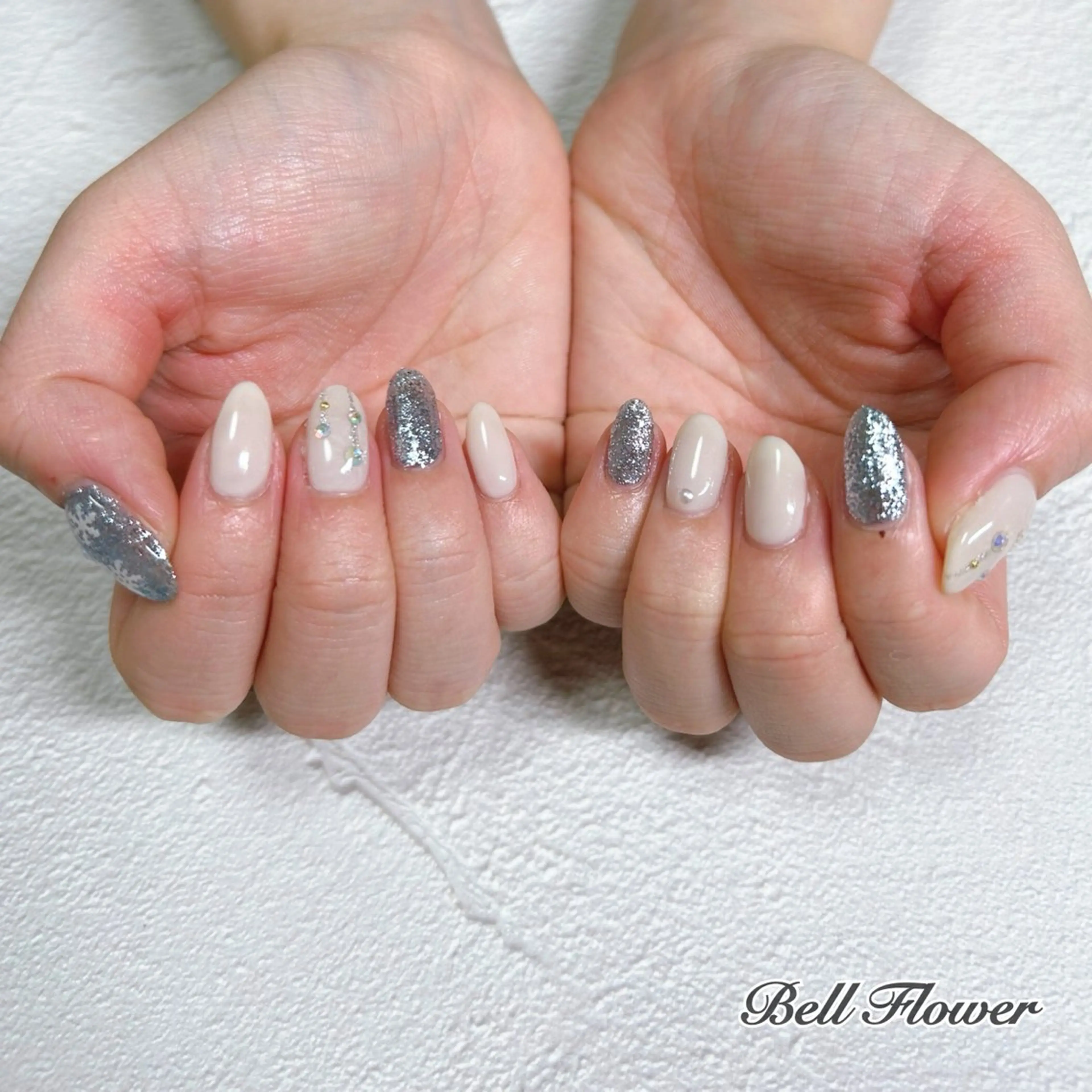 ネイル ハンドネイル Bell Flowerのネイルデザイン