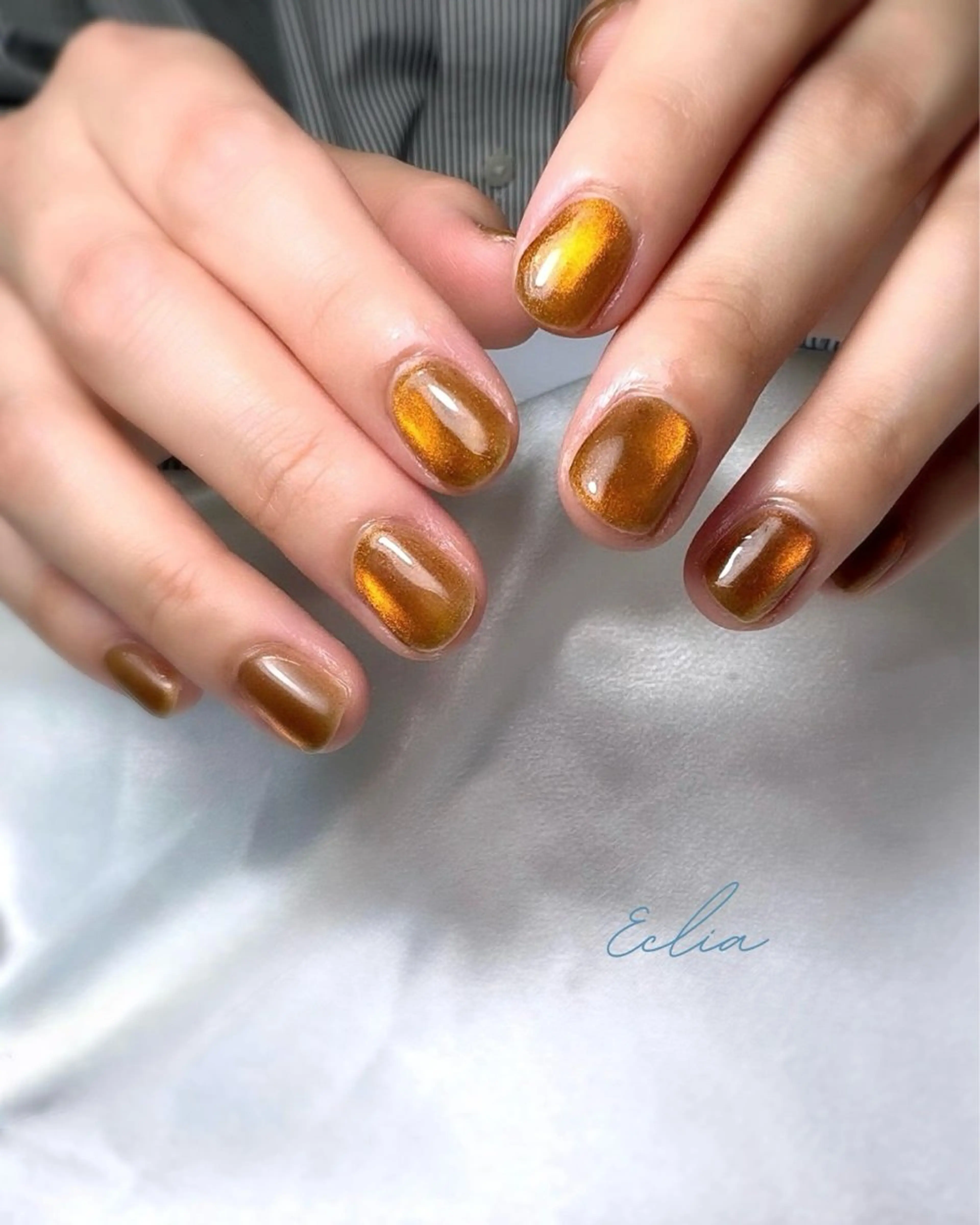 ネイル マグネットネイル ハンドネイル nailsalon Ecliaのネイルデザイン